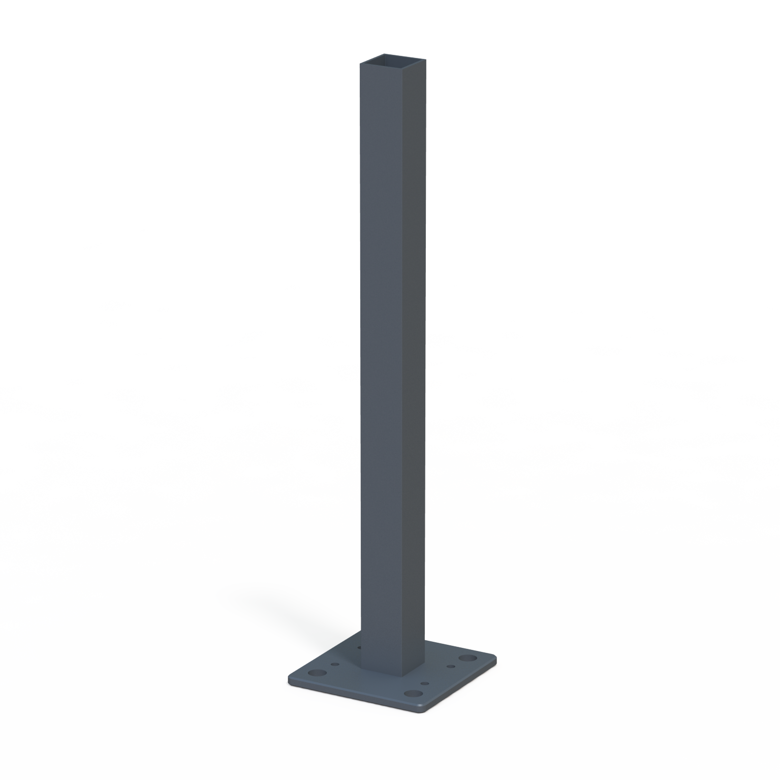 Placa base de acero para poste klos up