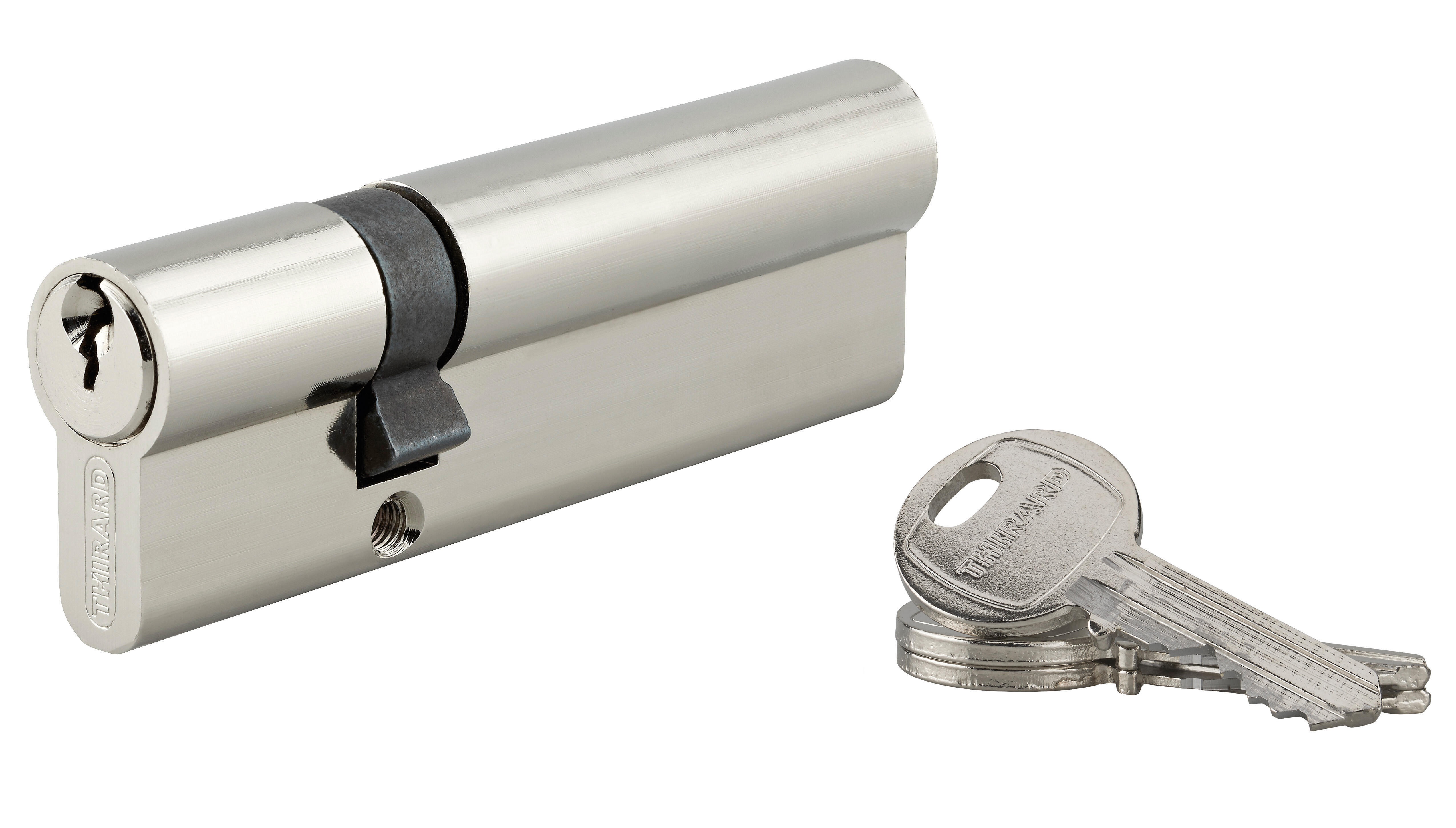 Cylindre De Porte CISA Expert 10 30x70 - 5 Clés Réversibles Incluses, Finition Argent