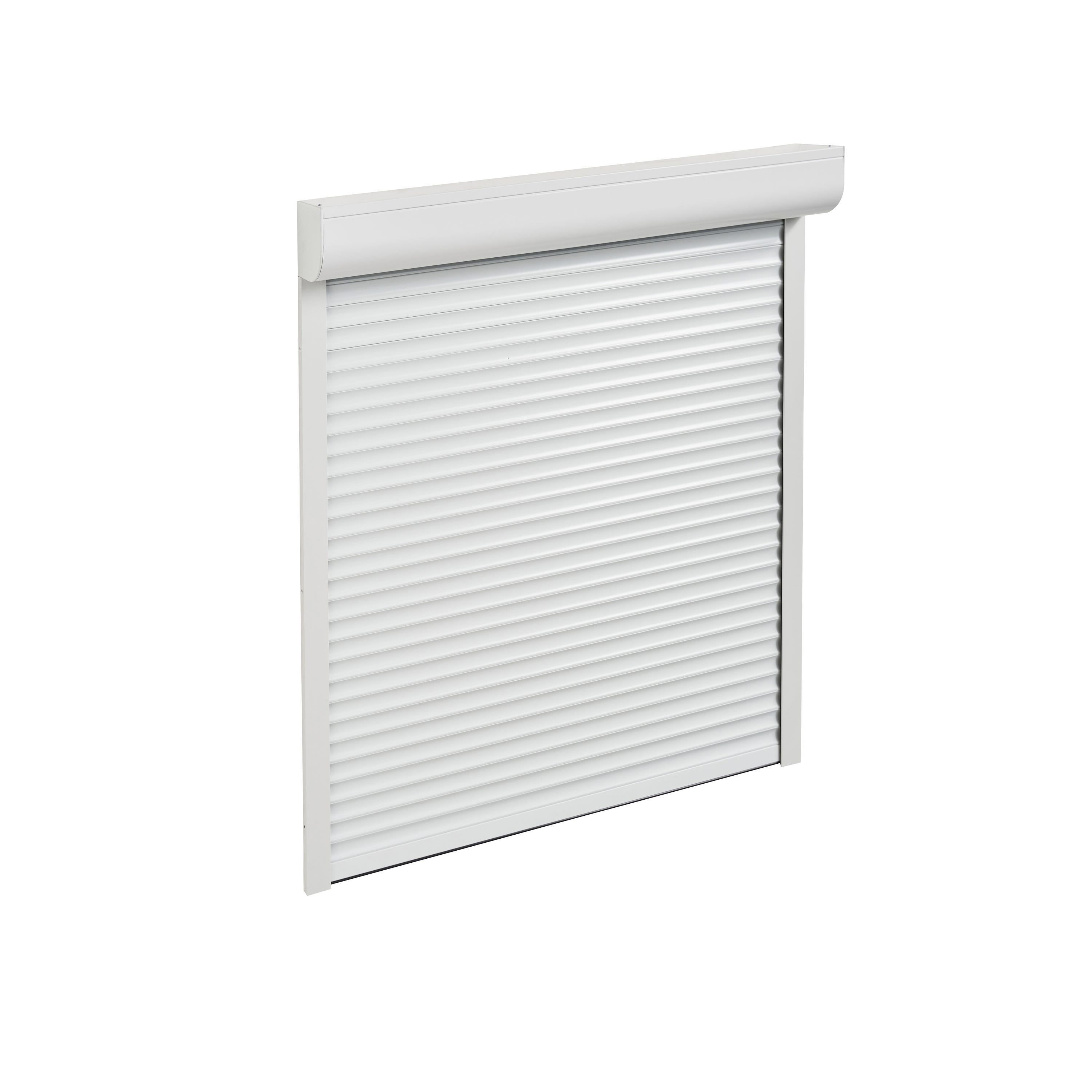 Volet roulant électrique sur mesure PVC blanc | Leroy Merlin