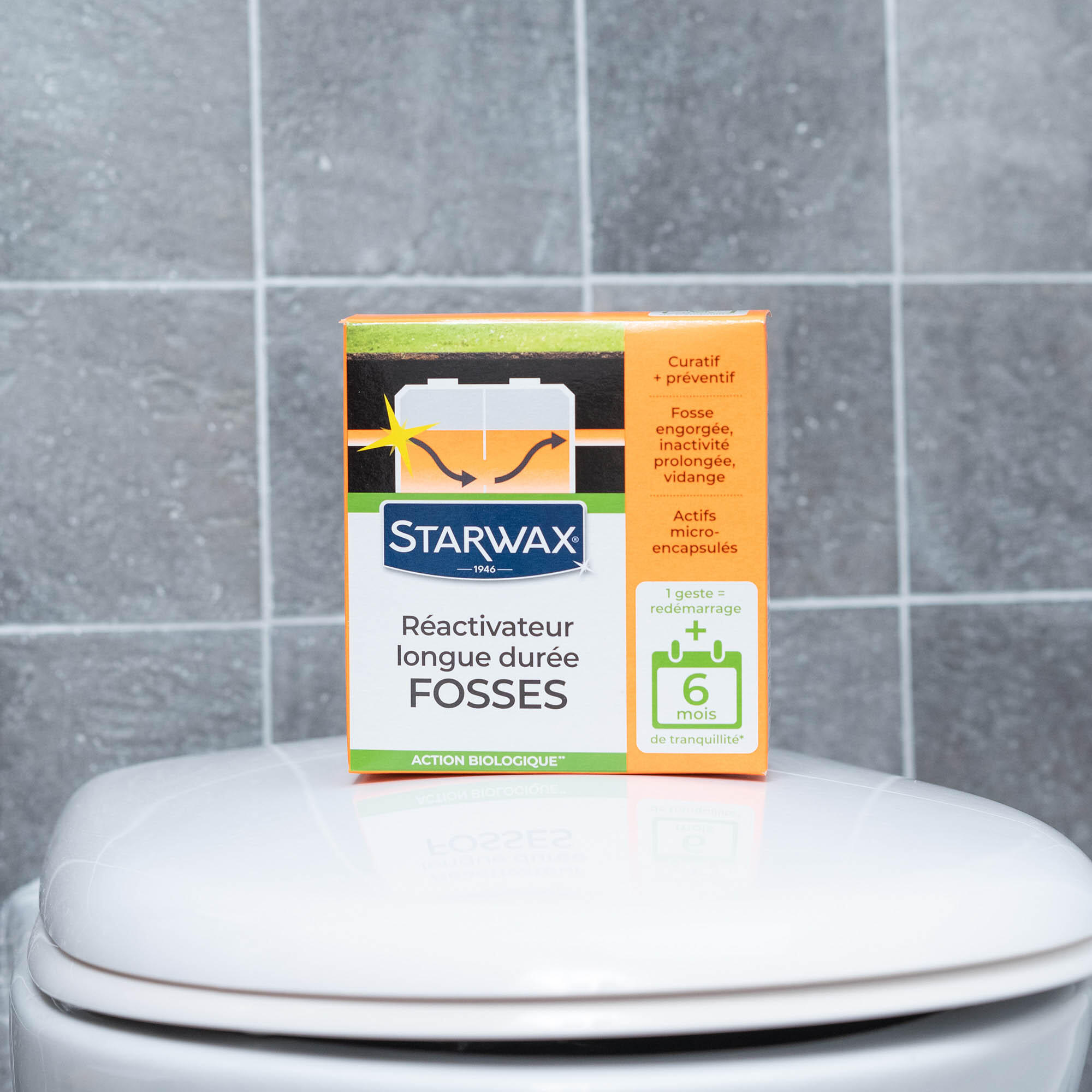 Ré activateur fosse septique longue durée STARWAX, 0,5KG - 3
