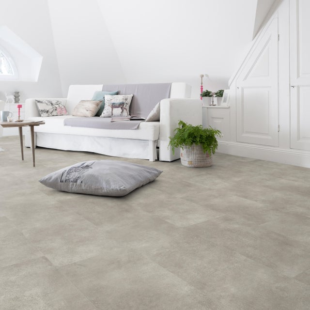 Dalle PVC clipsable forte GERFLOR Senso clic 3 béton