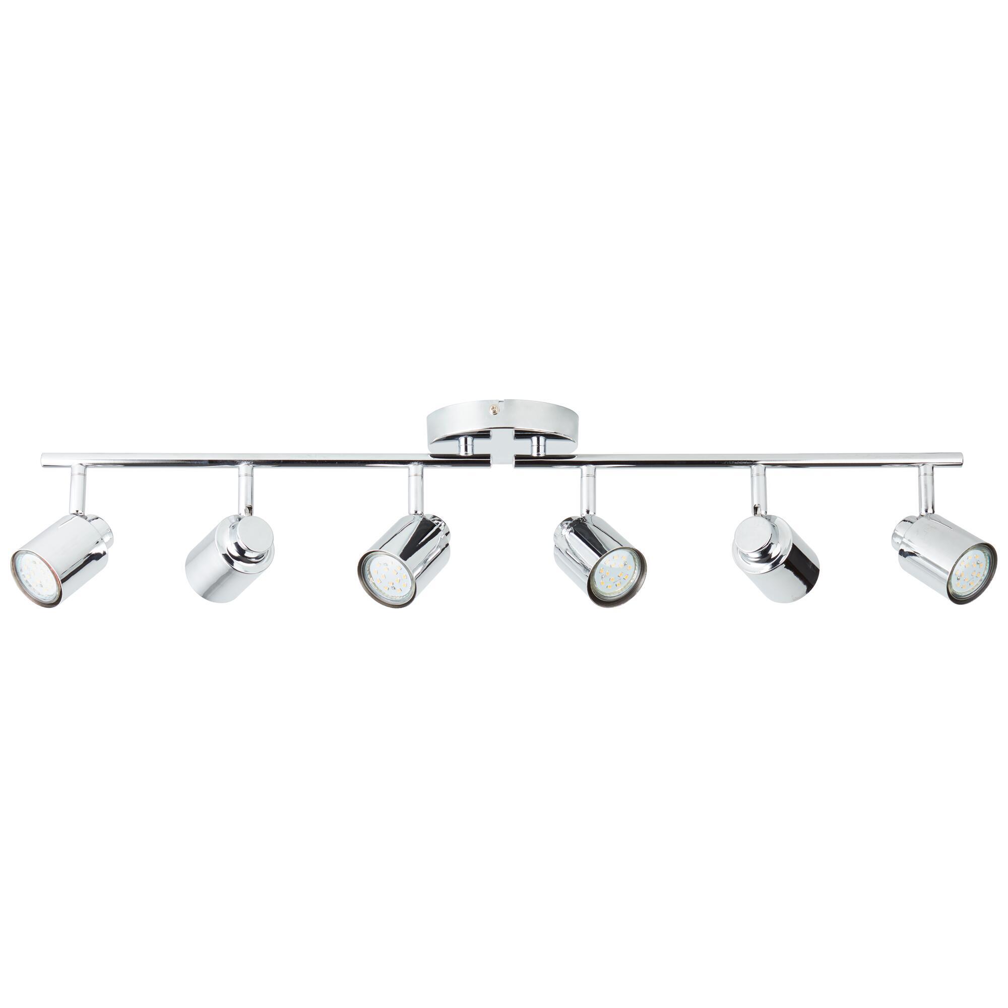 Foco decorativo INSPIRE TEKLA 6 LÂMPADAS GU10X6 METAL CROMADO - 18