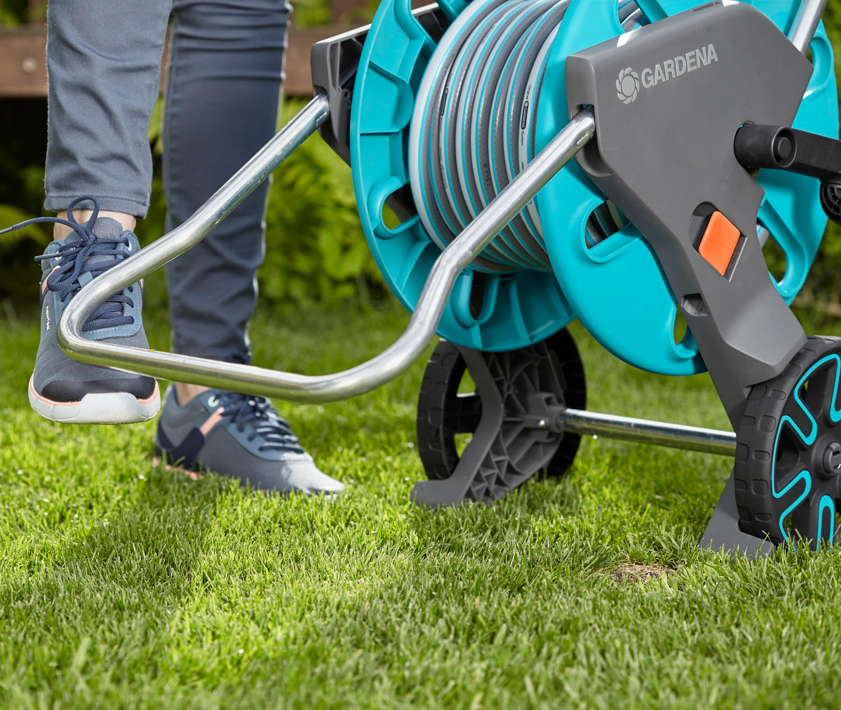 Dévidoir sur roues CleverRoll équipé L.35 m GARDENA 18512-29 - 3