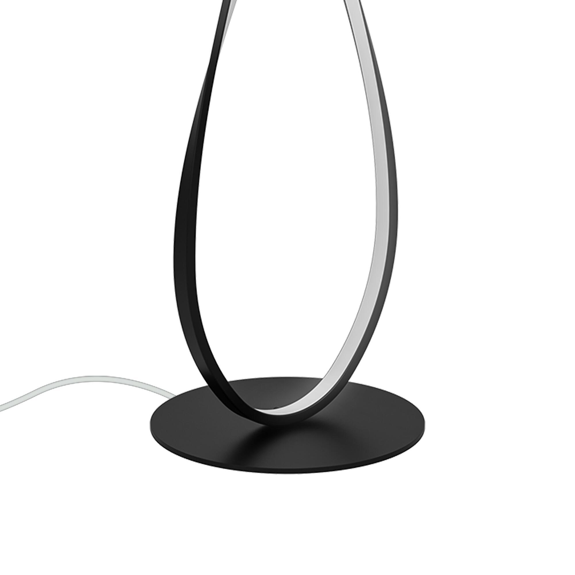 Lampadaire LED Esme, aluminium, noir, H.118 cm INSPIRE - 10