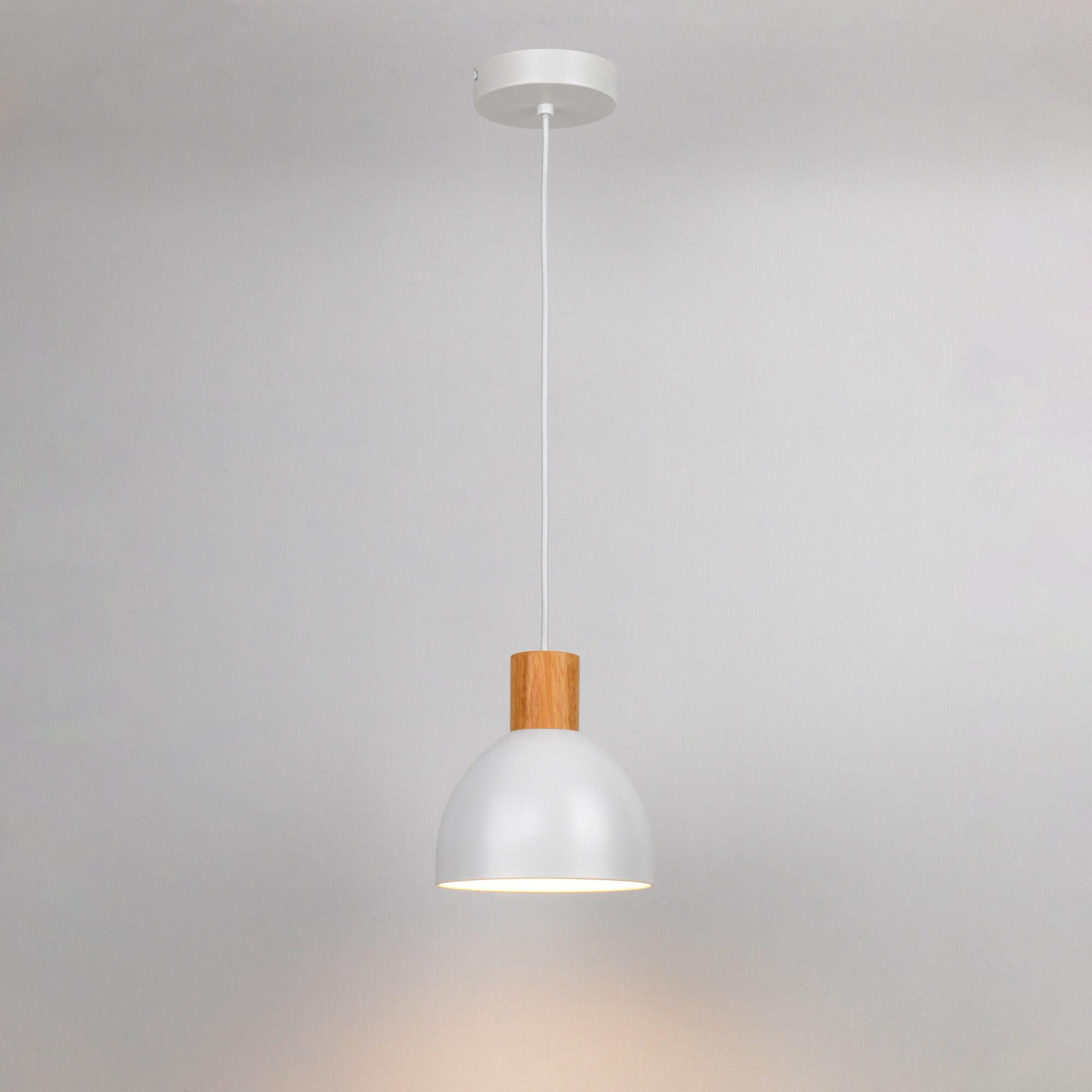 Suspension Venosa bois, blanc, Diam.18 cm INSPIRE, E27 - 5