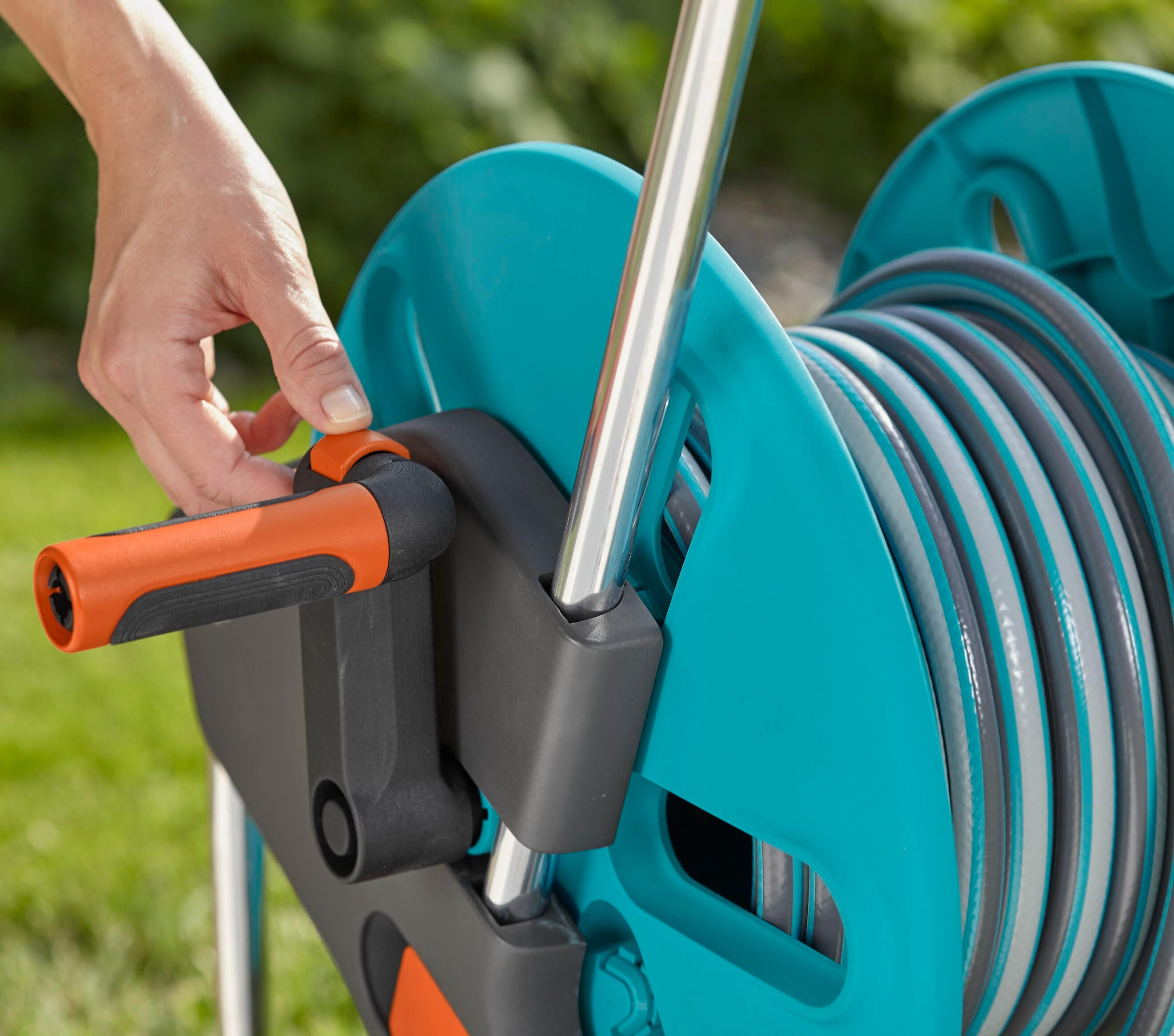 Dévidoir sur roues CleverRoll équipé L.35 m GARDENA 18512-29 - 5