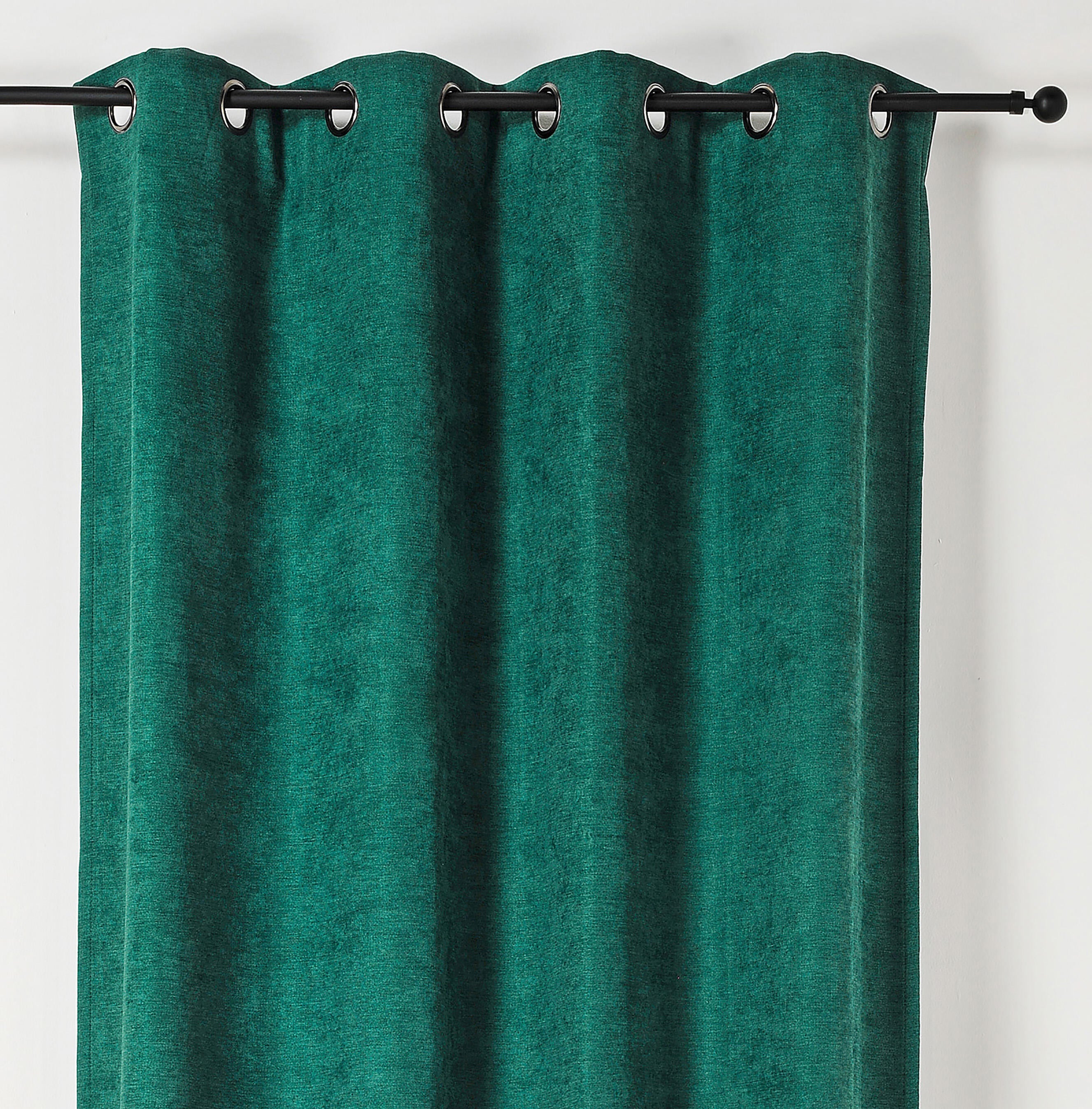 Voilage occultant thermique, Alaska, vert H.350 x l.140 cm - 2