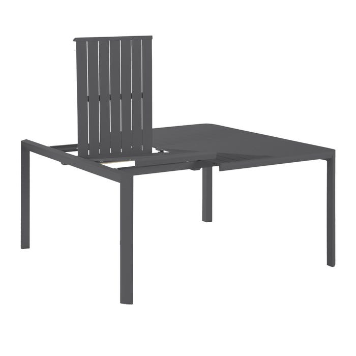mesa-de-jardim-extensível-borboleta-cinza-alumínio-material idaho