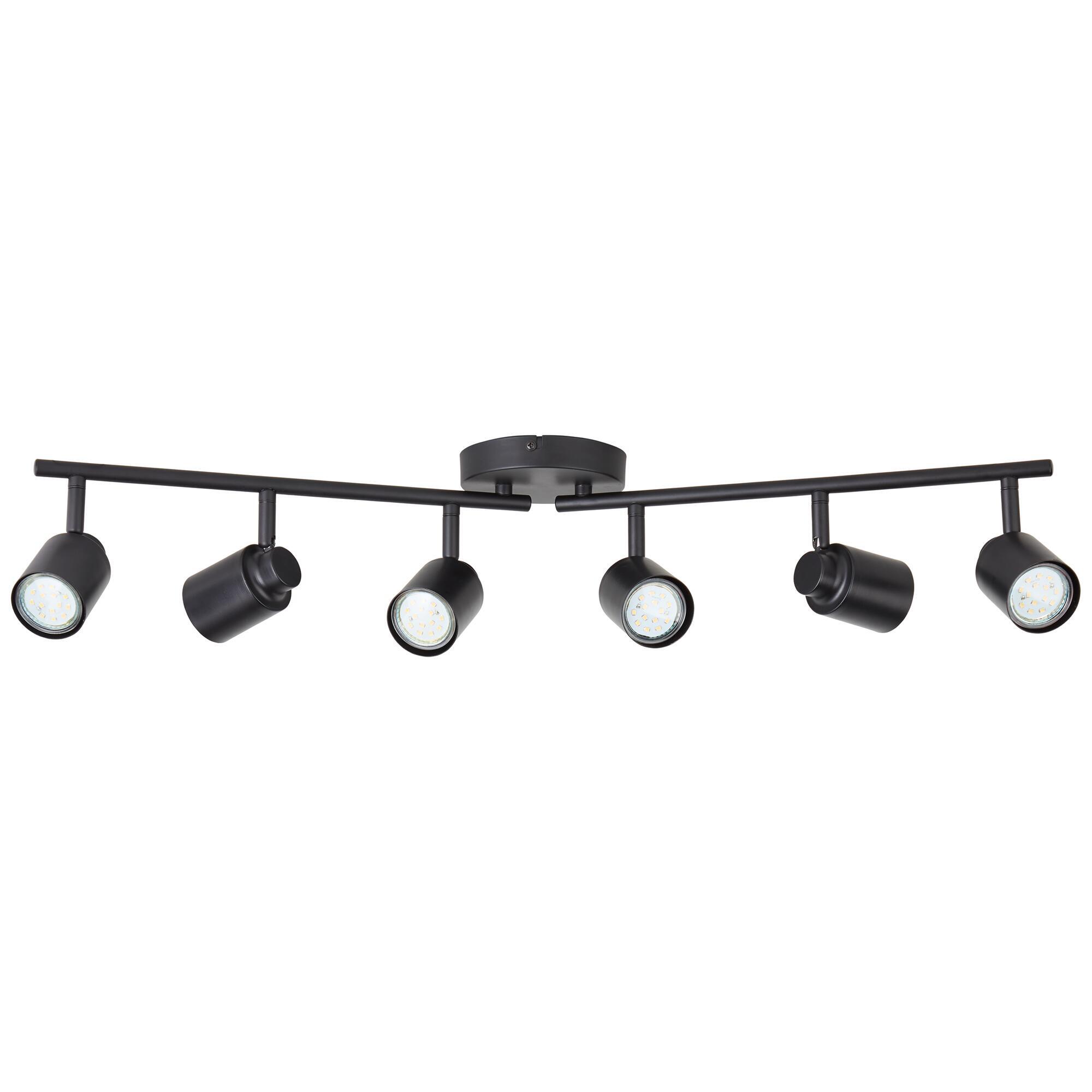 Foco decorativo INSPIRE TEKLA 6 LÂMPADAS GU10X6 METAL PRETO - 11