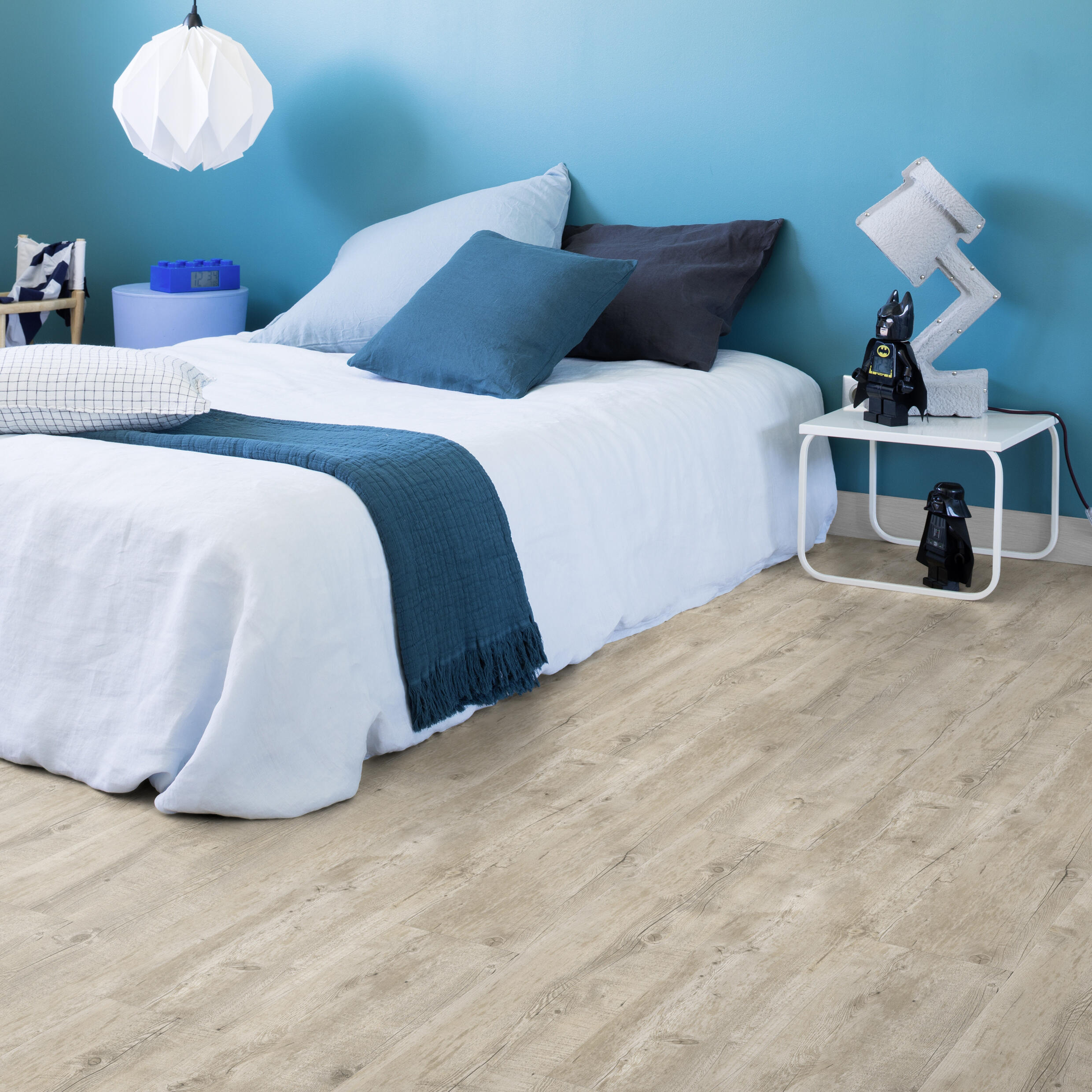 Lame PVC clipsable forte GERFLOR Senso clic 3 bois gris - 3