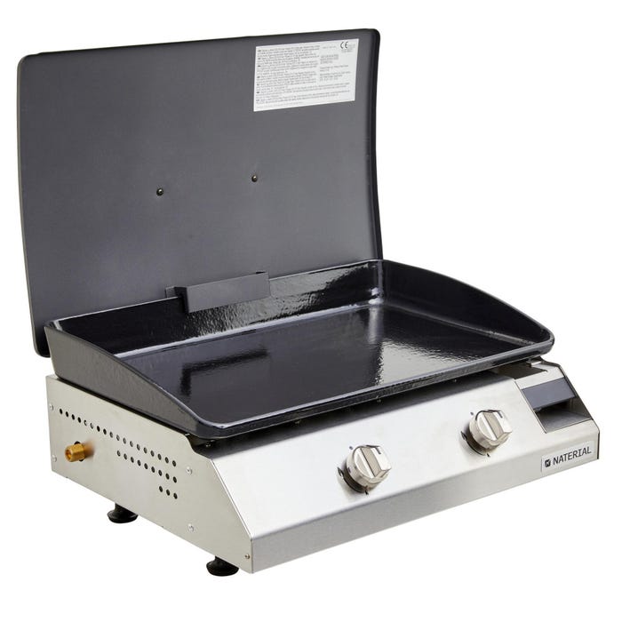 PLANCHA GAS VENTURAII ACERO INOX2B NATER