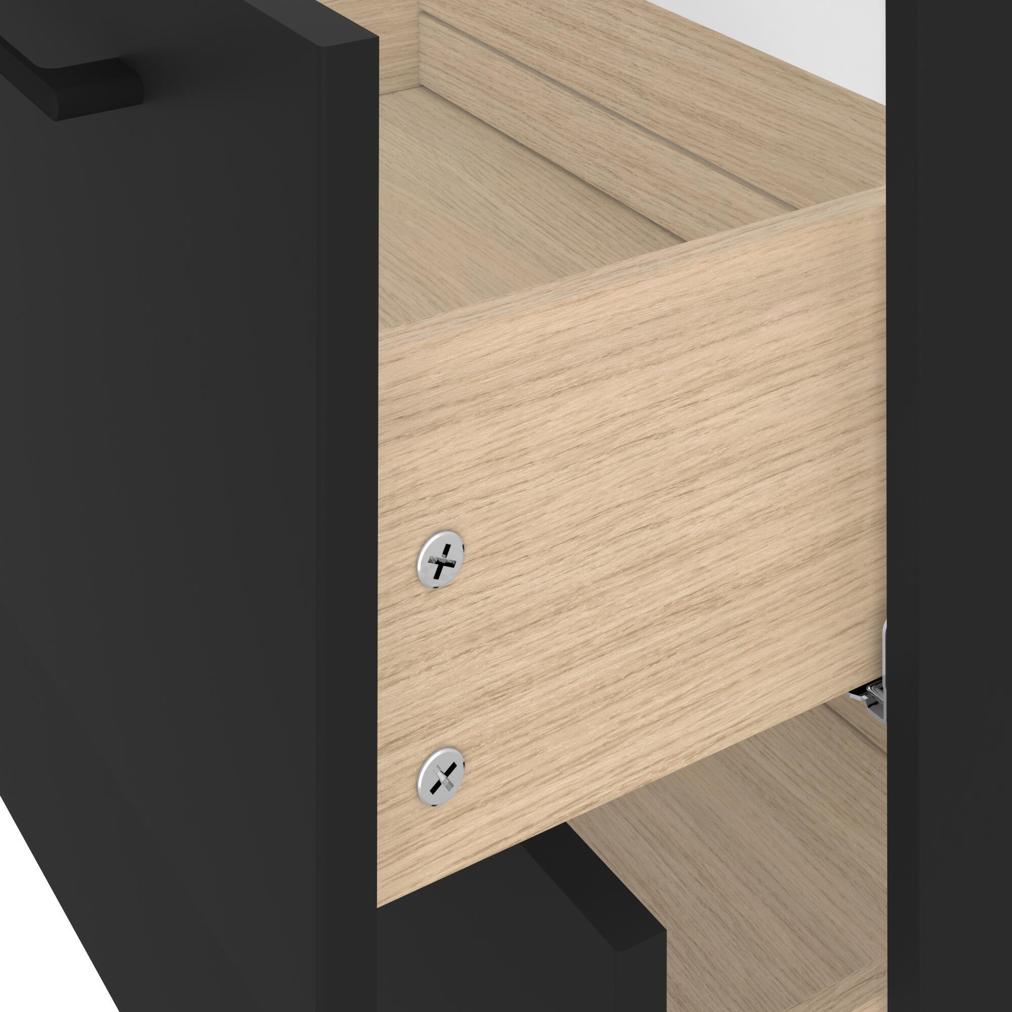 Szafka pod umywalkę Remix Black Mat 75 Sensea - 8