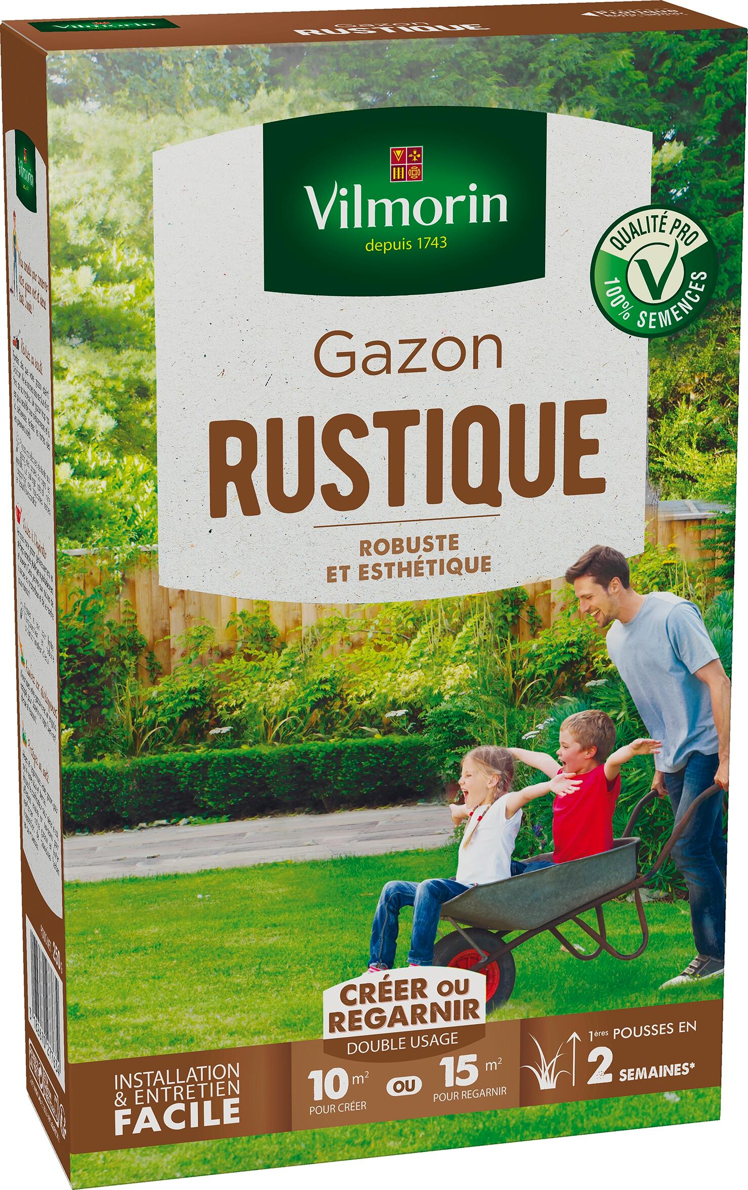 Graines de gazon VILMORIN CYNODON - 500 g (Nouveauté 2024