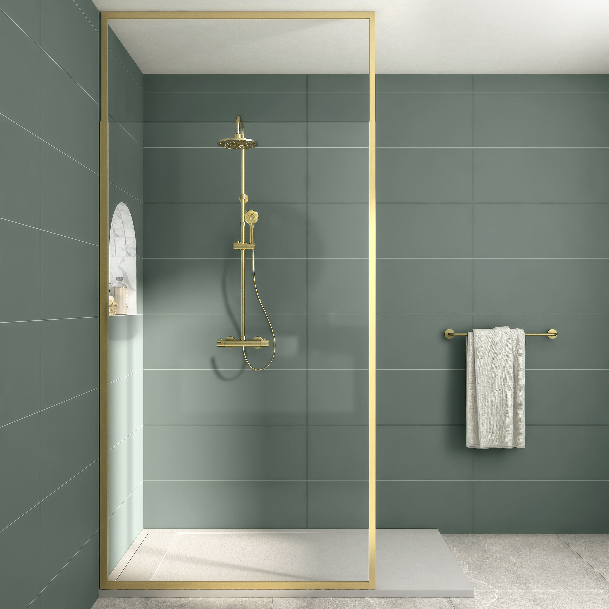 Base de duche SENSEA NEO CARGA MINERAL BRANCA 160X80 CM - 18