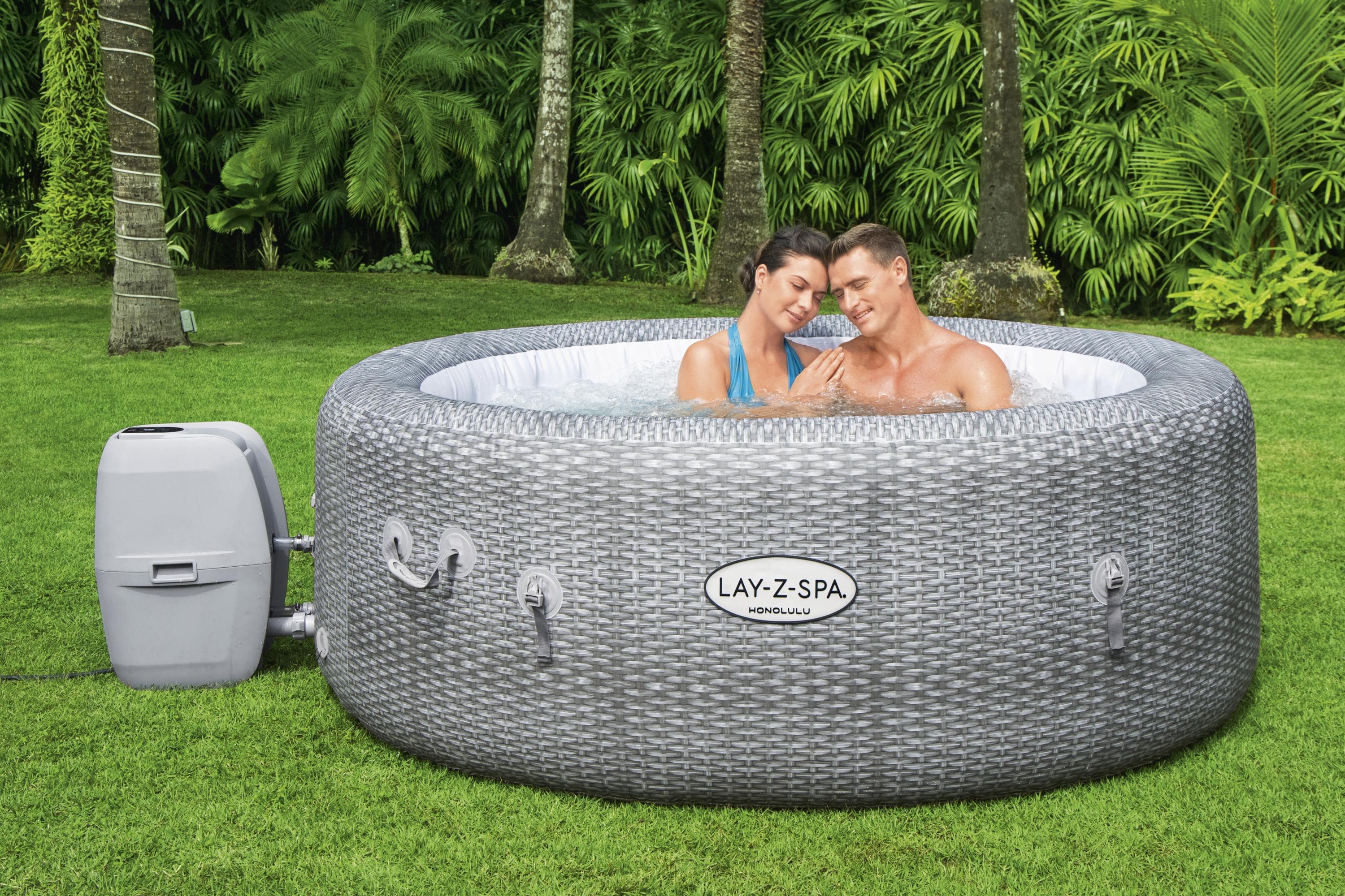 Spa de exterior hinchable BESTWAY de 196x71x196cm con 6 plazas - 12