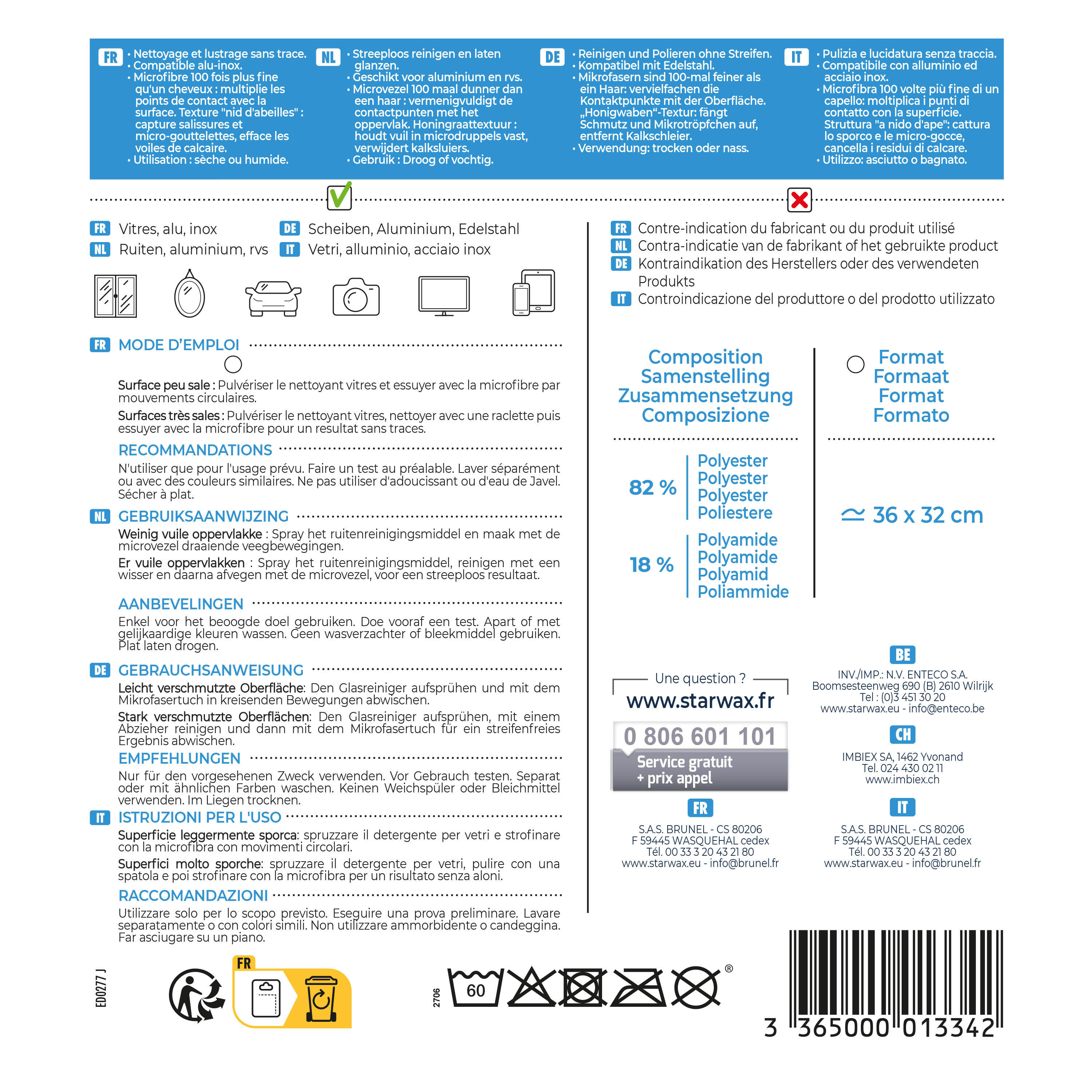 Chiffon polyester STARWAX - 2