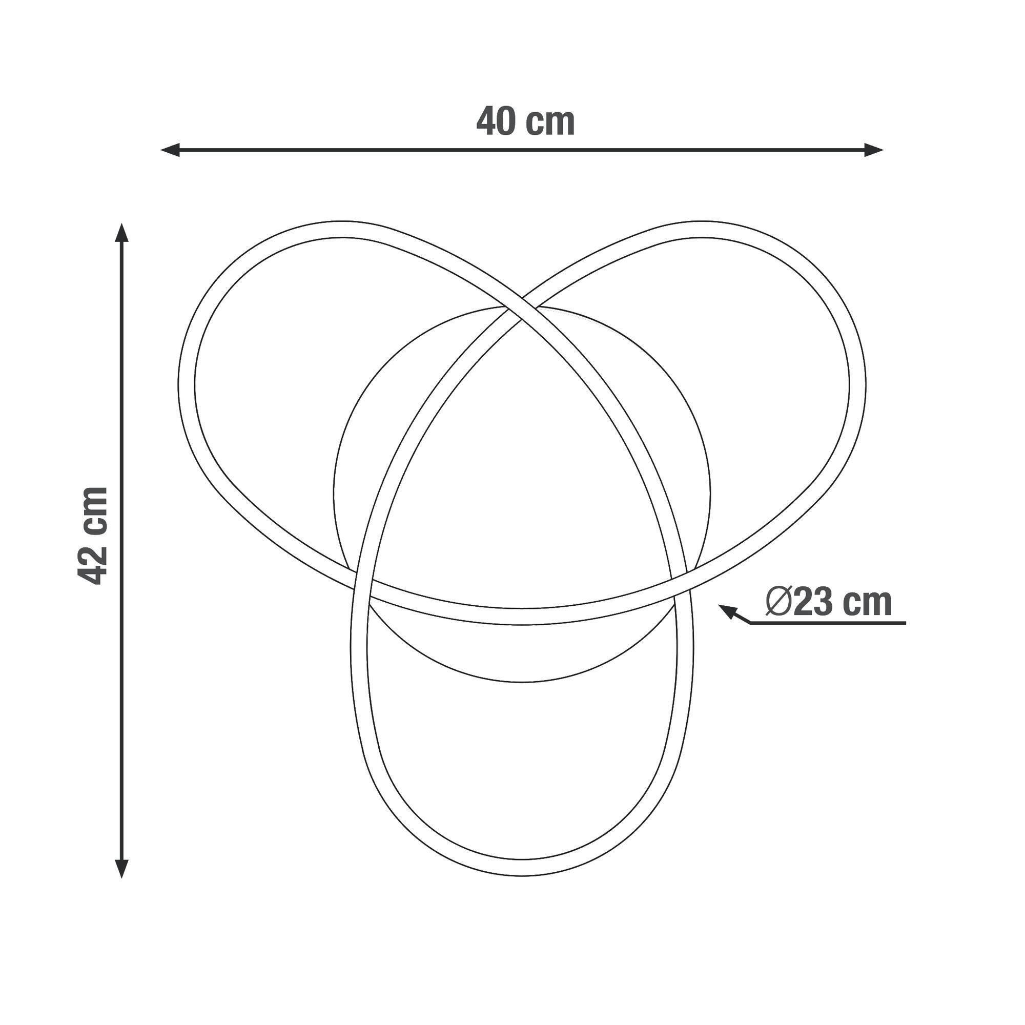 Plafonnier, essentiel acier module led INSPIRE Esme D.40 cm - 6