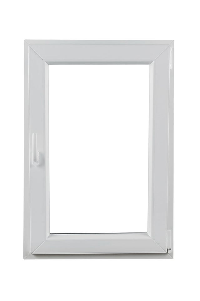 Fenêtre PVC H.60 X L.40 cm oscillo-battant 1 vantail tirant droit blanc