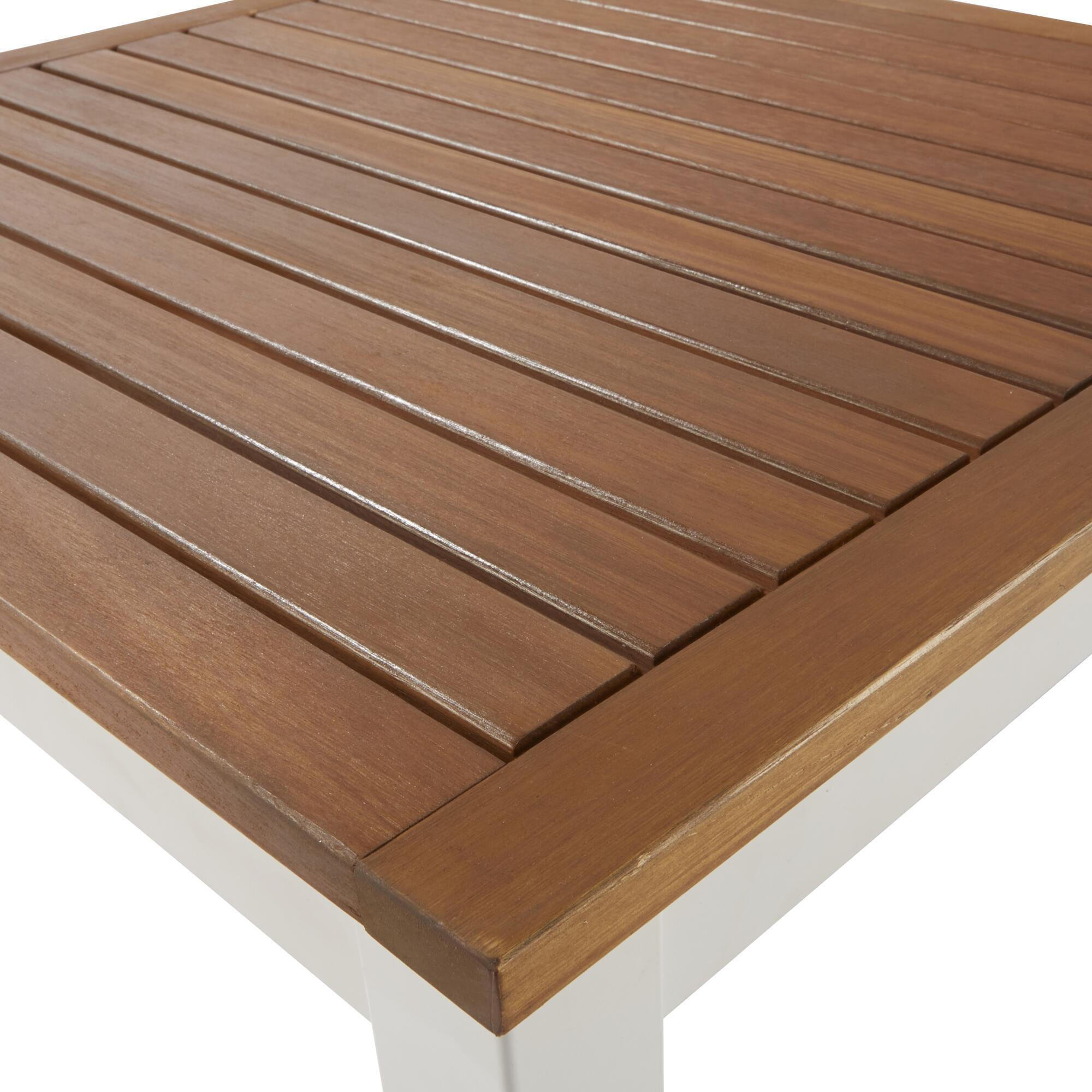 Conjunto jardim relax sofá e mesa alumínio branco Oris II Naterial - 19