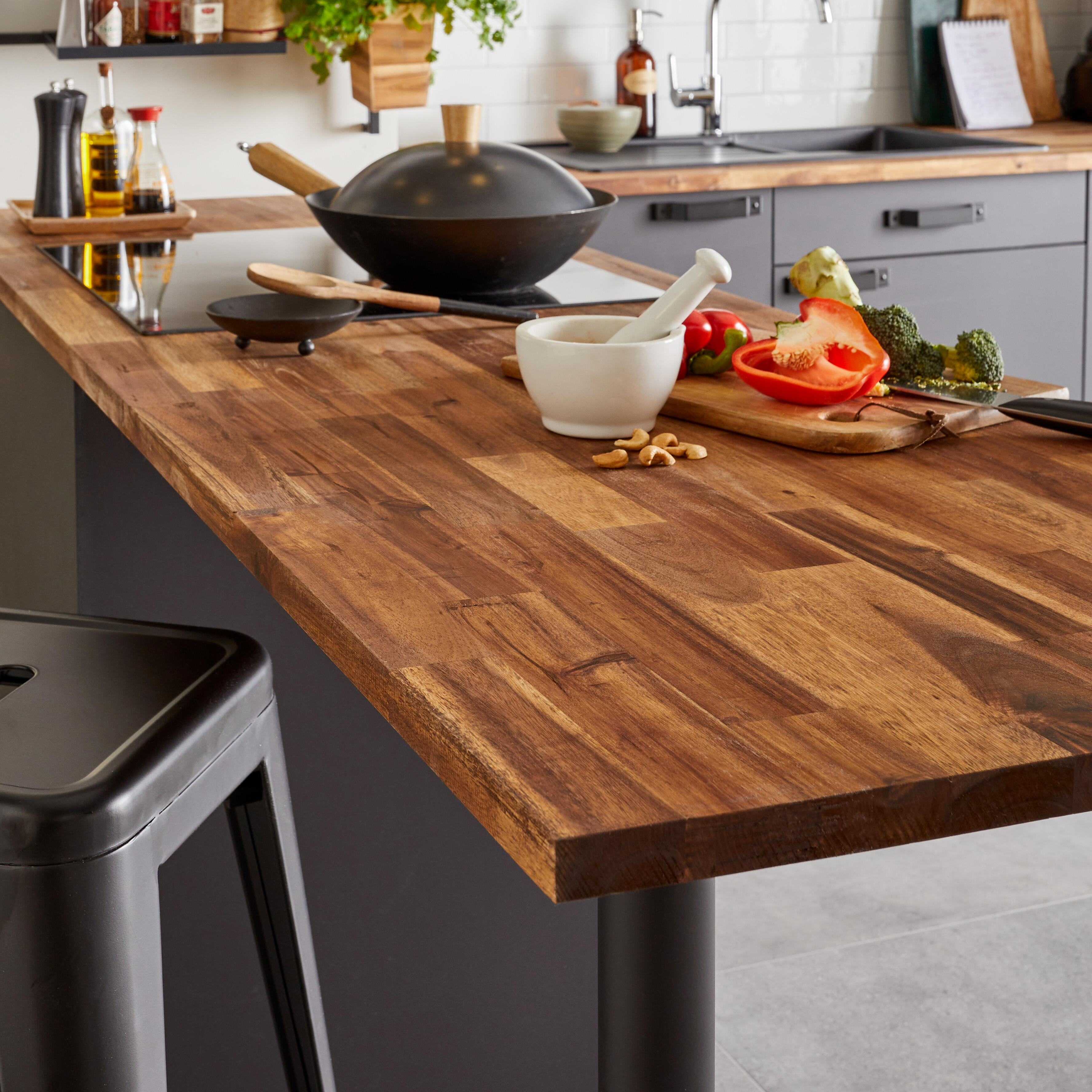 Torneira de bancada cano alt cromada Grohe Start Clova - 7