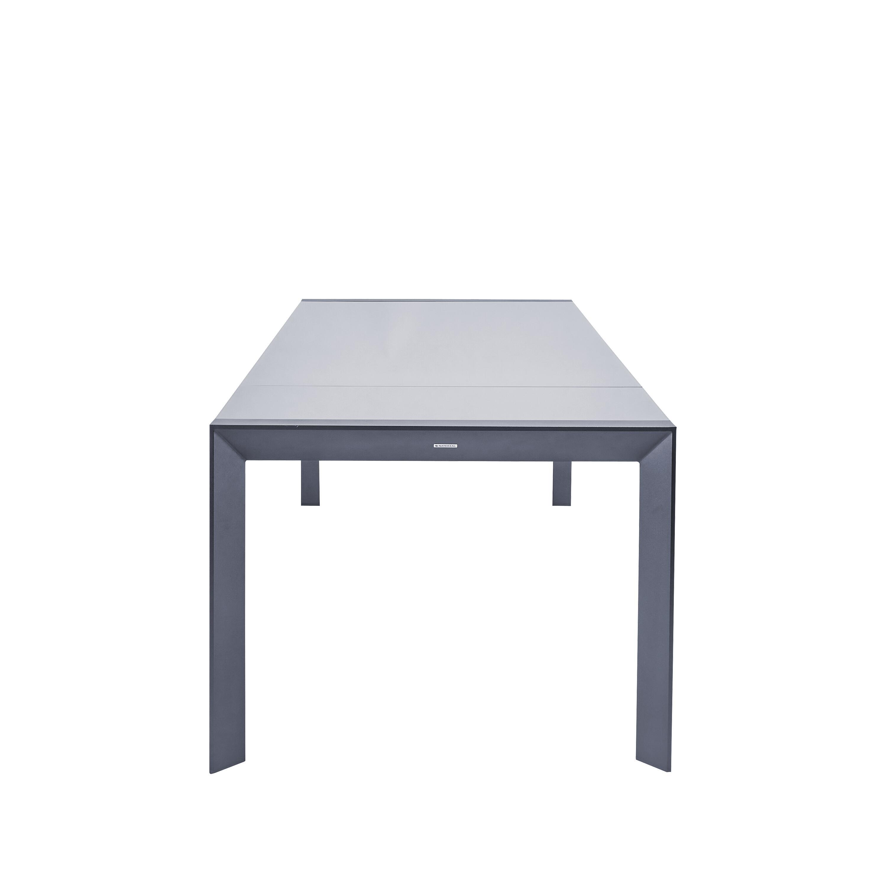 Mesa de alumínio NATERIAL AQUILA II 180/220X100CM ANTRACITE - 38