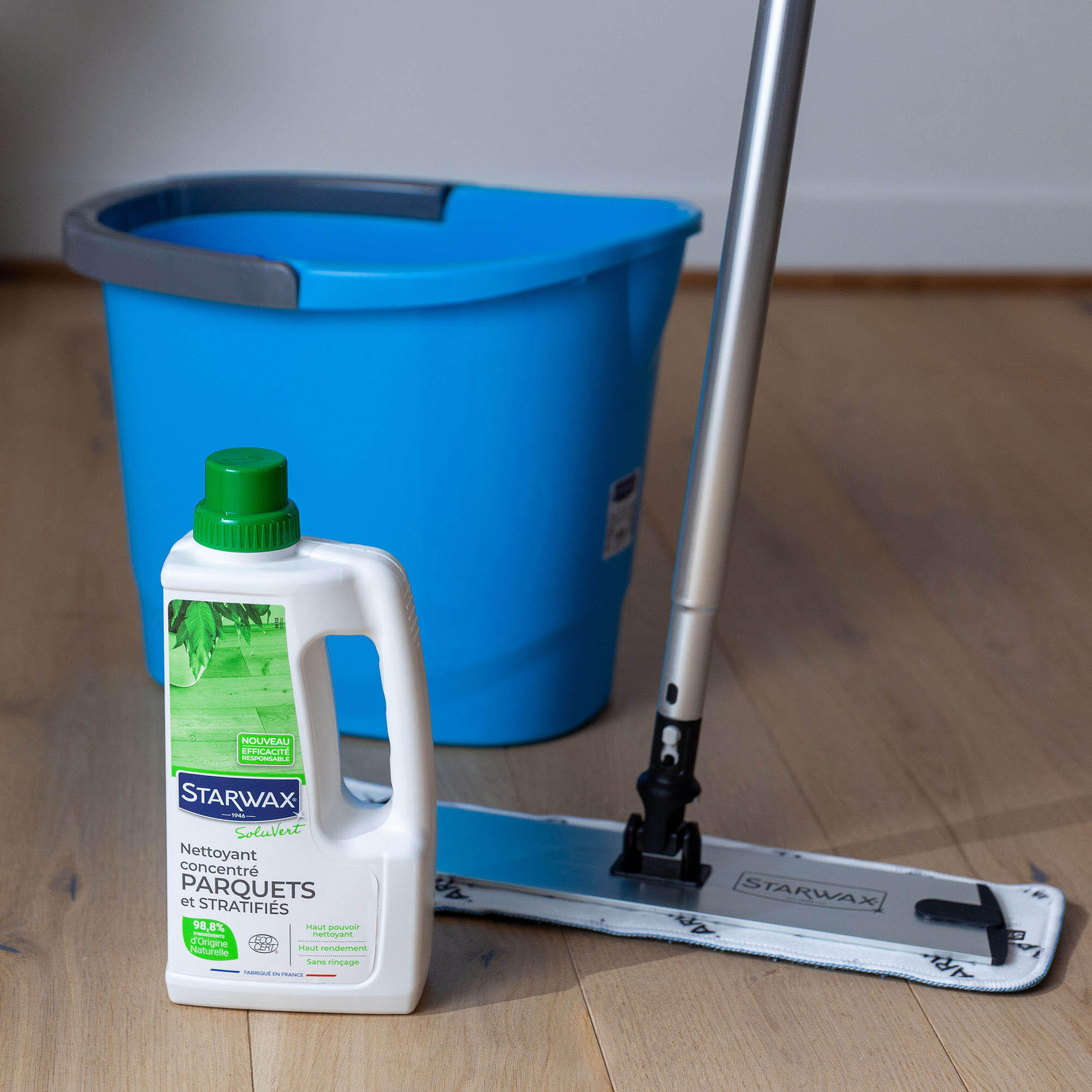 Nettoyant STARWAX Soluvert parquet, 1L - 2