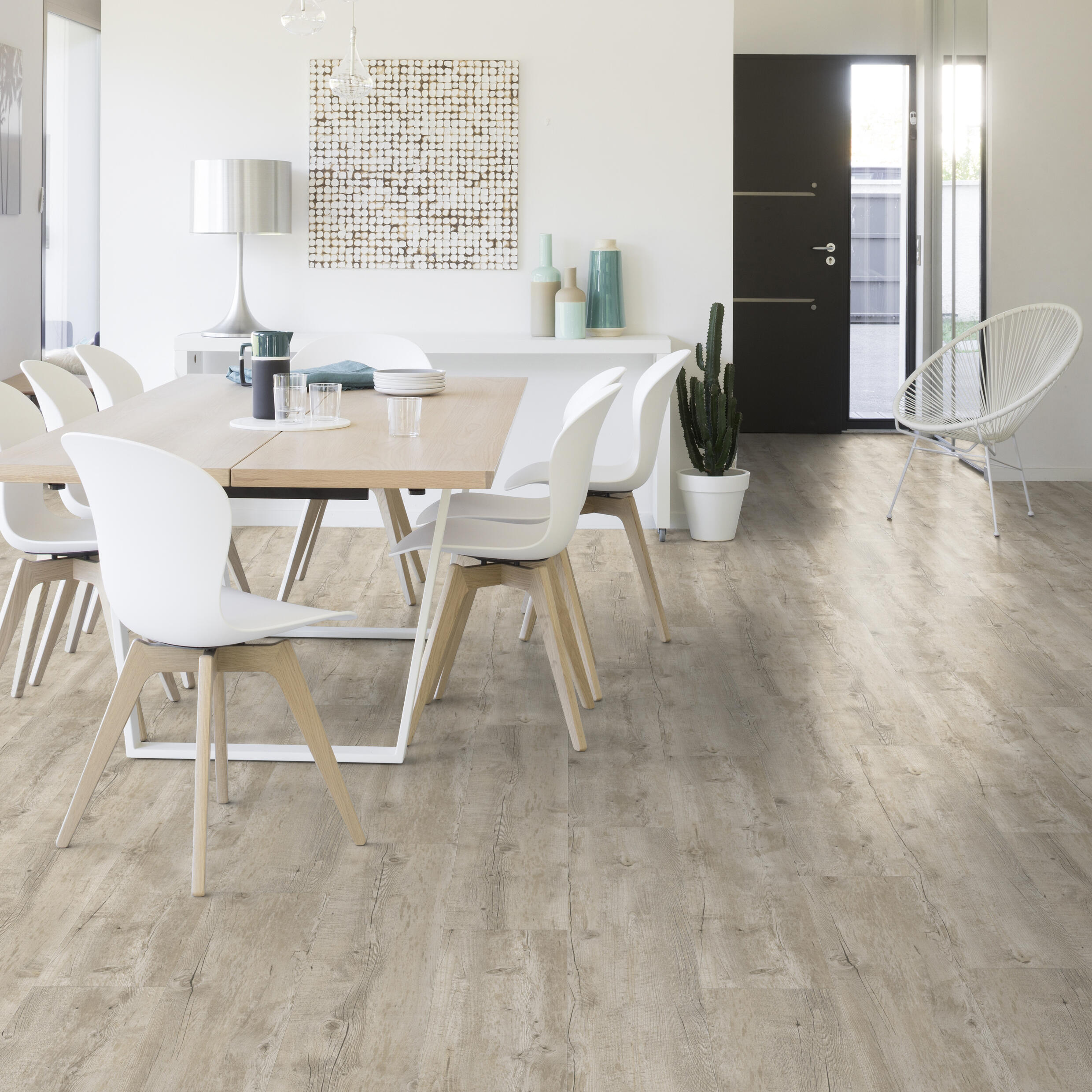 Lame PVC clipsable forte GERFLOR Senso clic 3 bois gris - 2