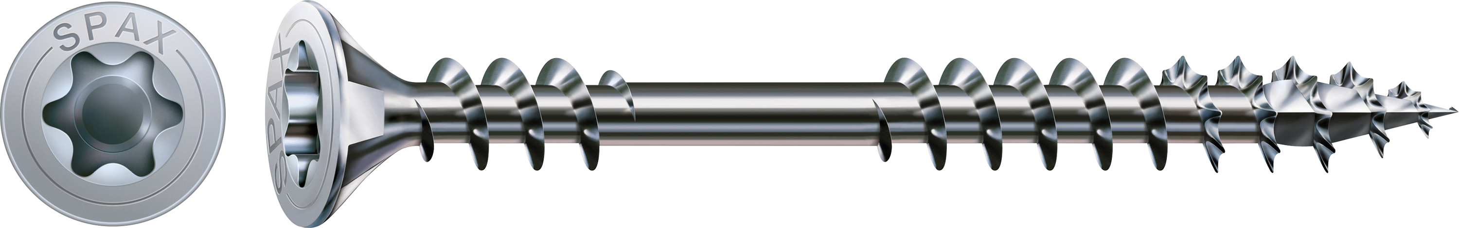 500 vis acier tête plate t-star+ SPAX, Ø4.5 x L.50 mm - 4