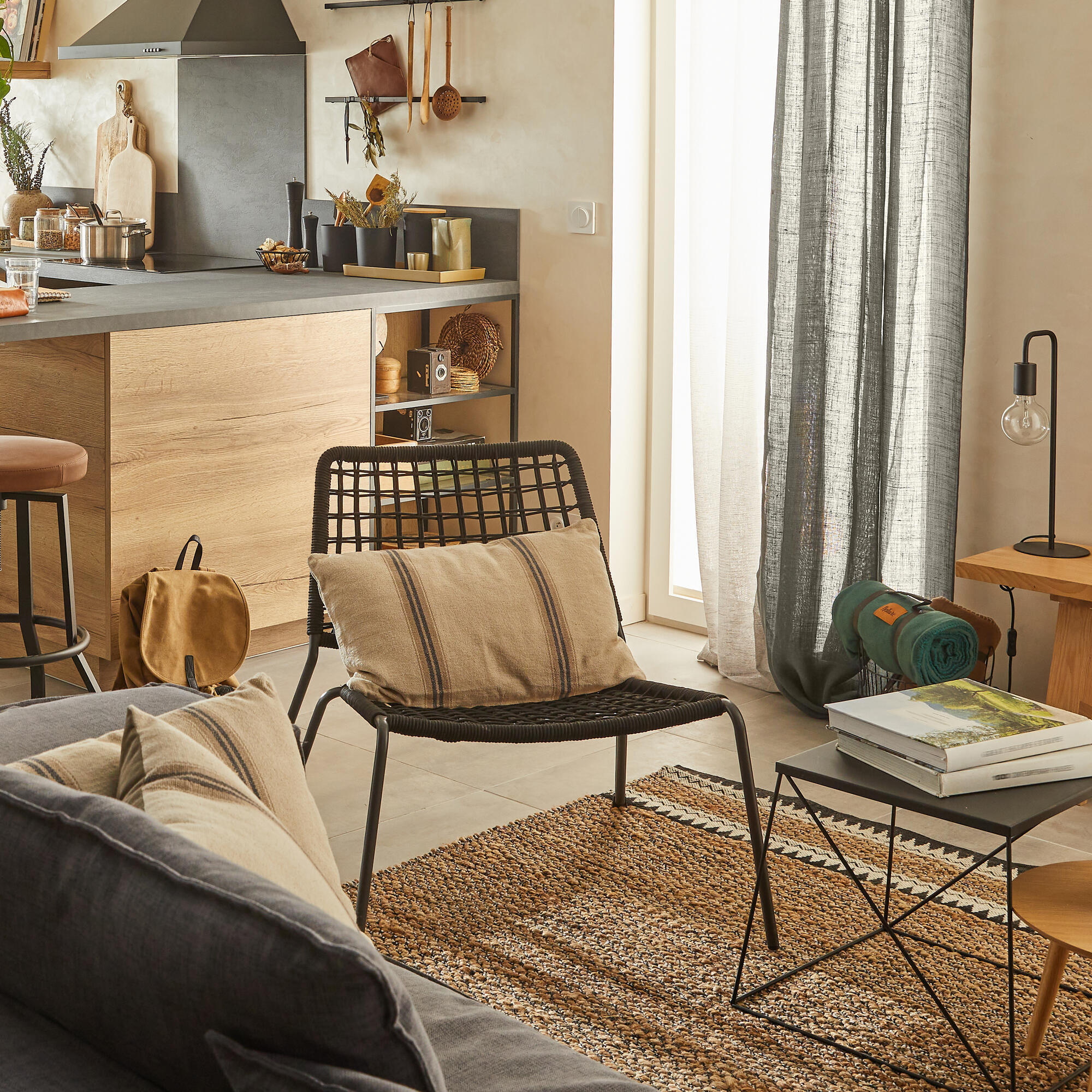 Tapis intérieur jute, l.160 x L.230 cm - 2