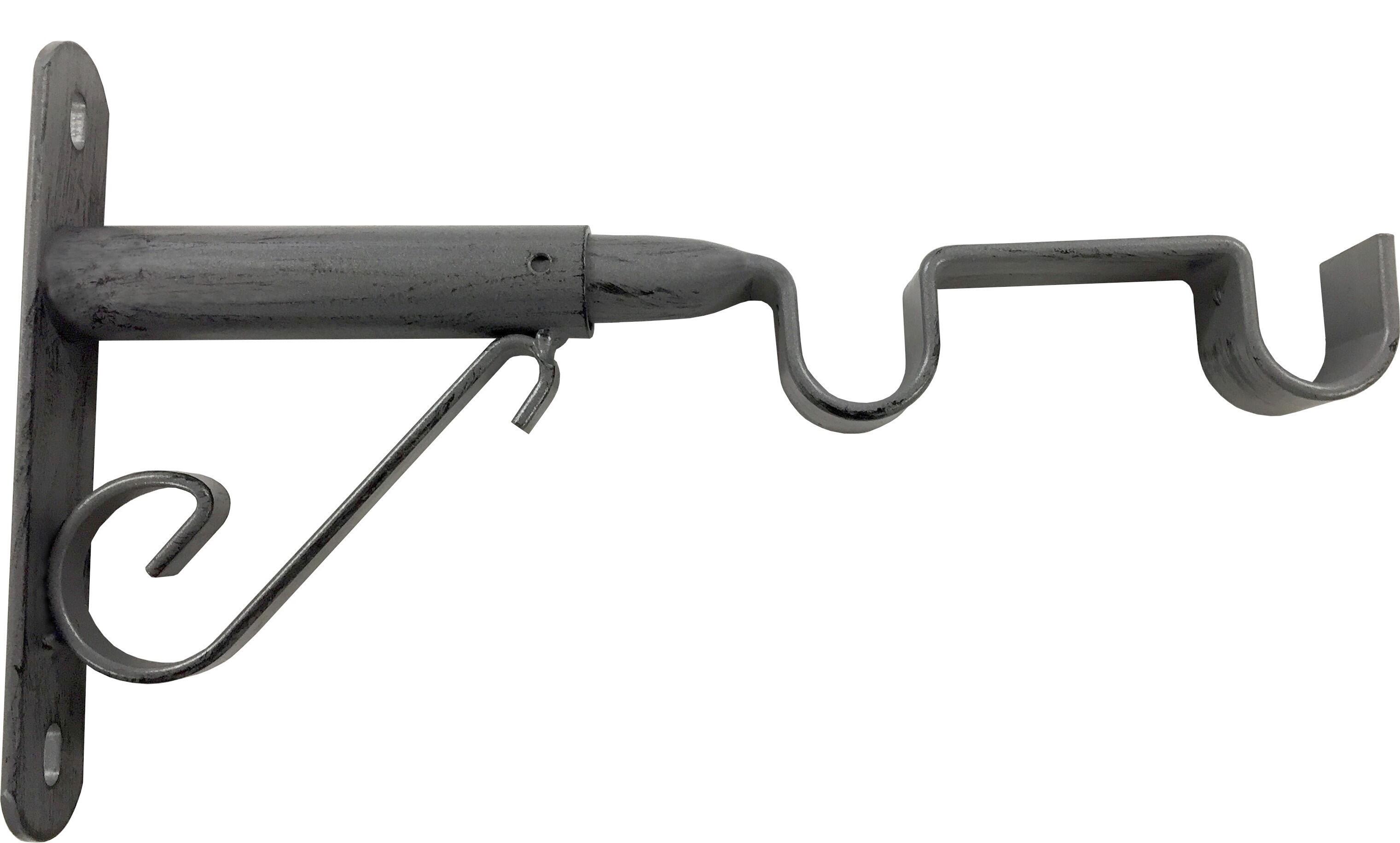 Support extensible tringle à rideau Cosy, 20 mm gris patiné INSPIRE ...