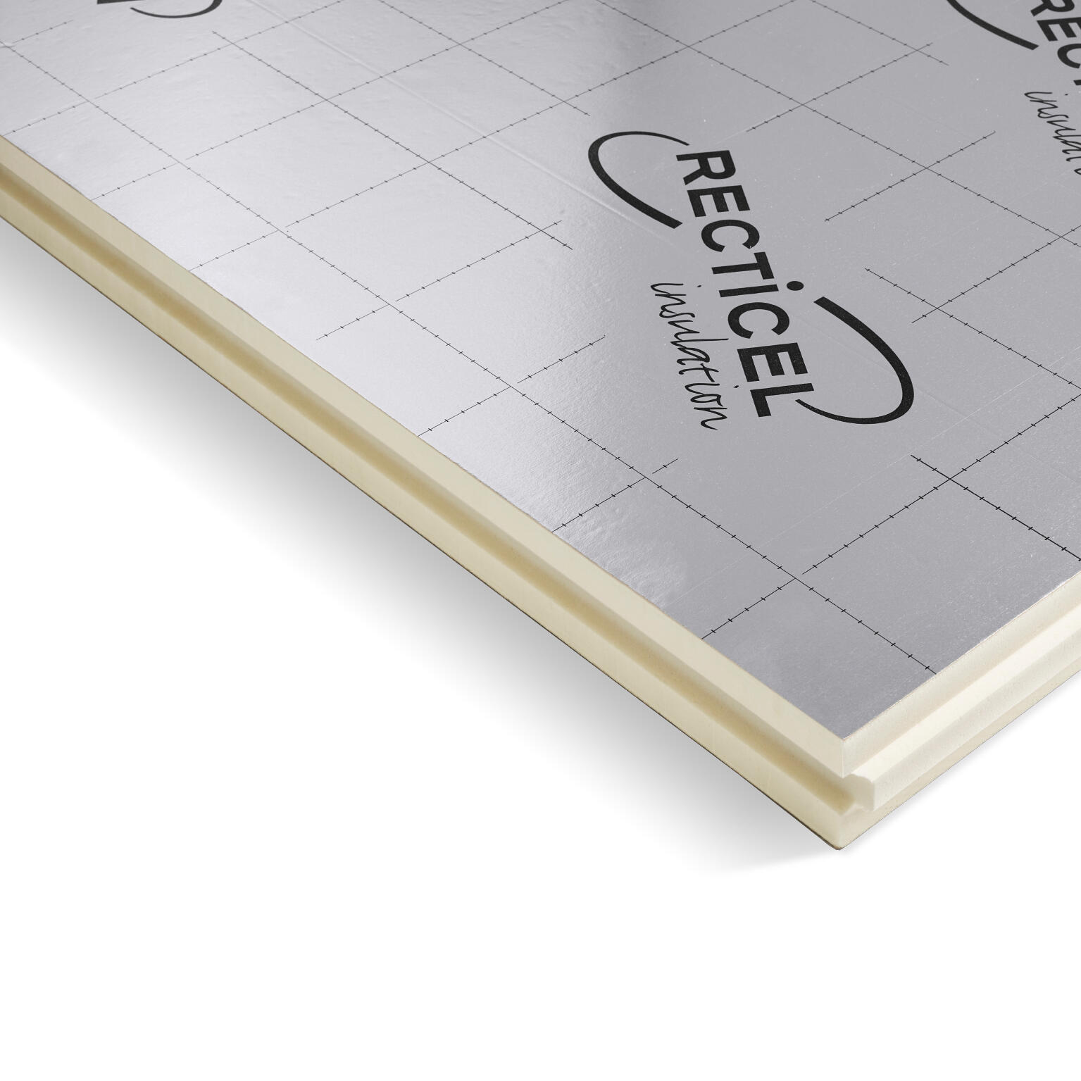 Isolant en polyuréthane RECTICEL, R=2.70, Ep.60mm,1.2x0.60m - 10