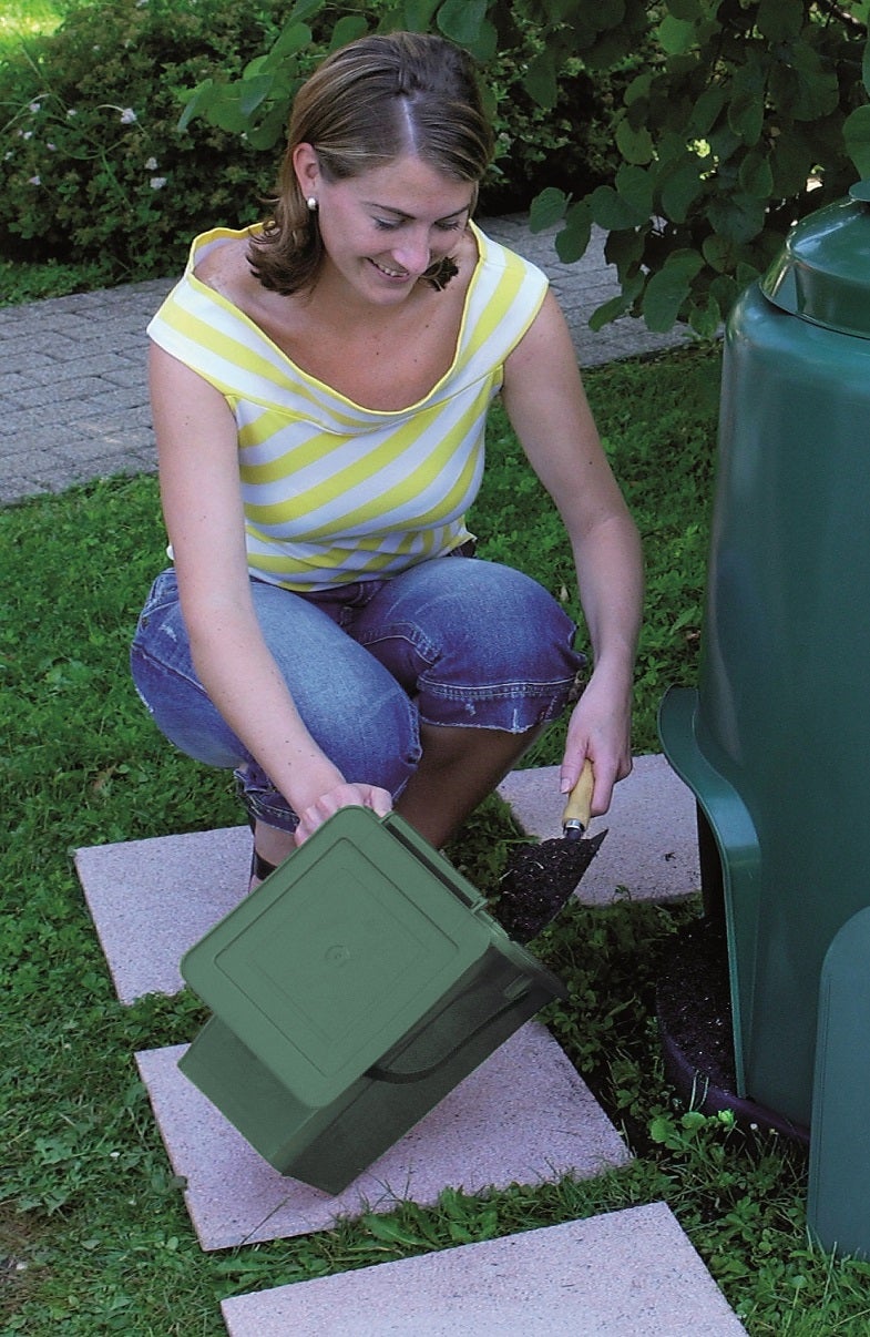 Seau monobloc GARANTIA 640010 vert sapin 8 l - 3