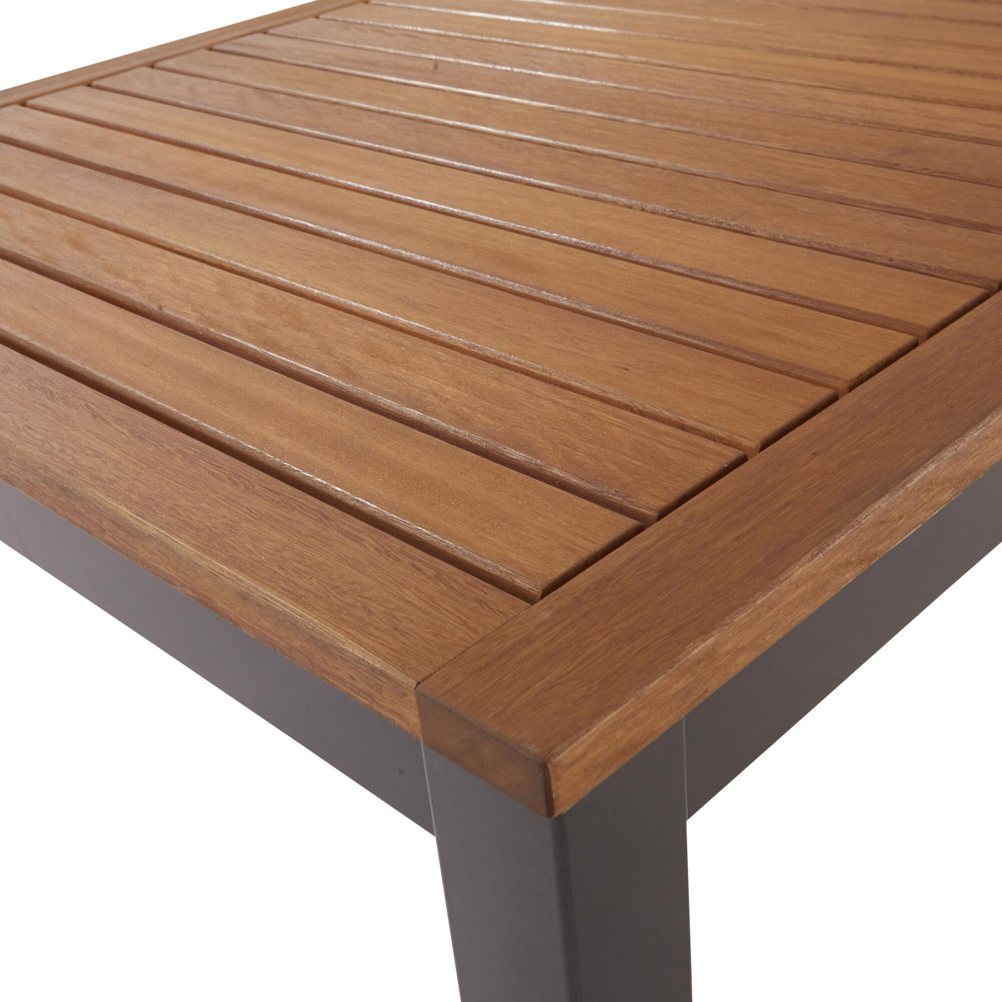 Conjunto jardim relax sofá e mesa alumínio cinzento Oris II Naterial - 6