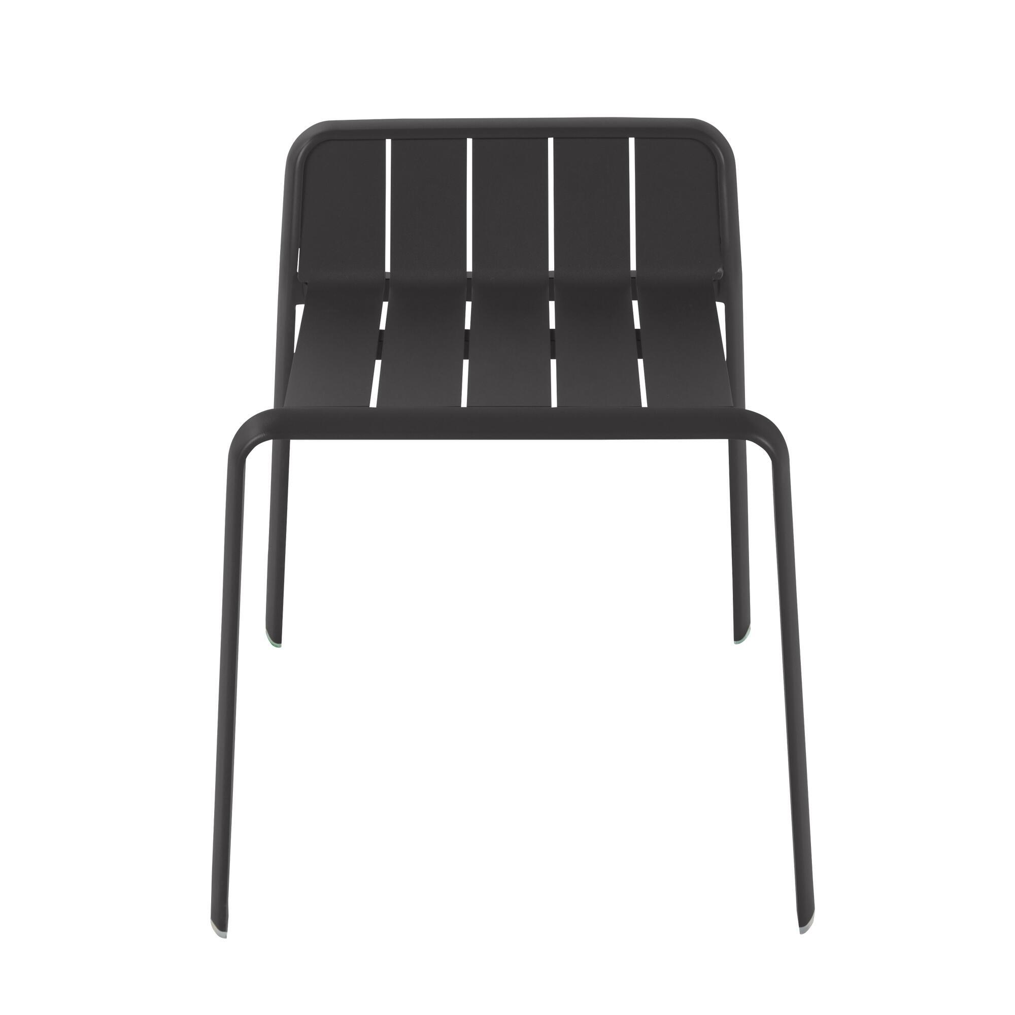 Banco de alumínio NATERIAL IDAHO VARANDA CINZA - 2