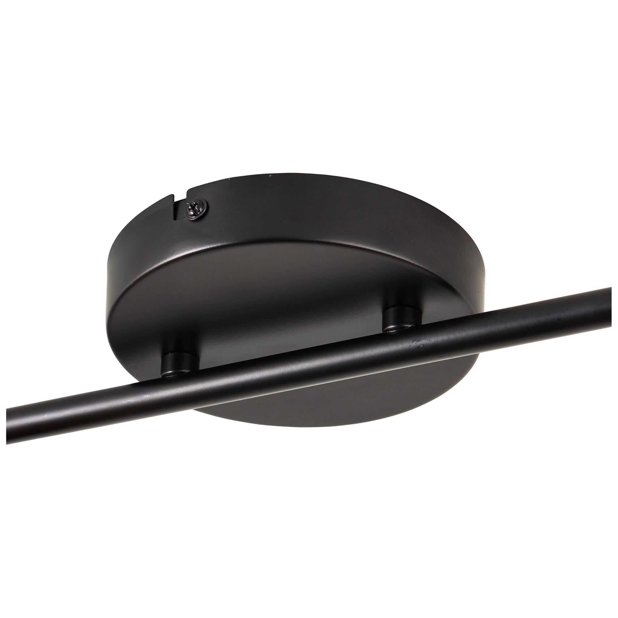 Foco decorativo INSPIRE PECAN E14 2 LÂMPADAS METAL MATE PRETO/BAMBU - 8