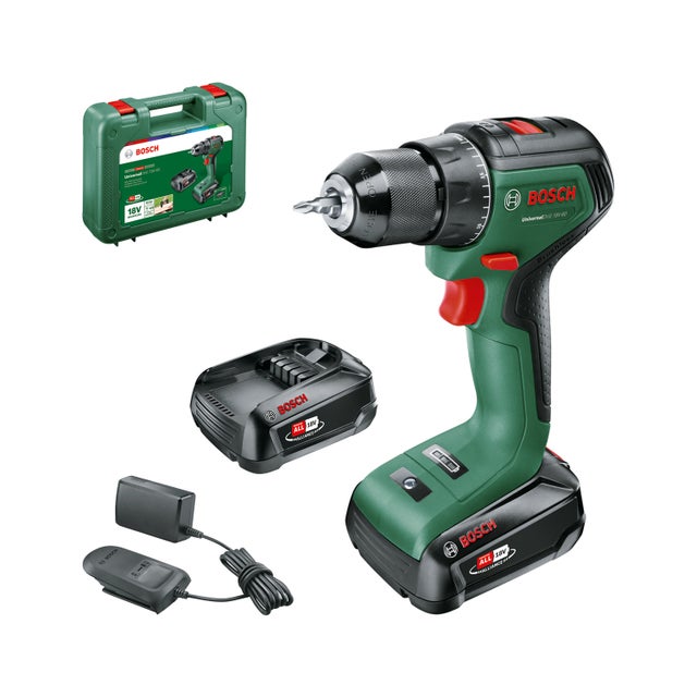 Perceuse sans fil 18 V BOSCH UniversalDrill 18V-60, 60 Nm + 2 batteries 2 Ah
