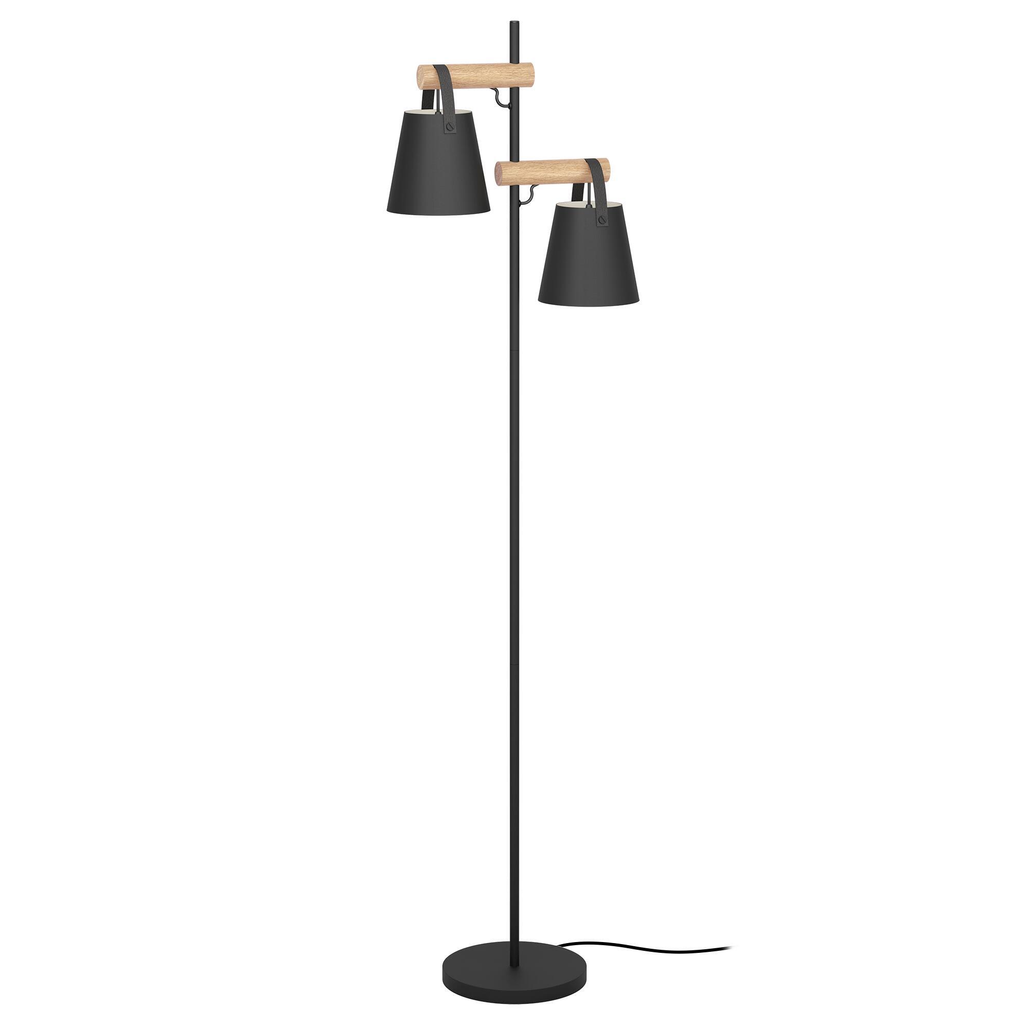 Lampadaire Pandore, acier, noir,  H.165 cm INSPIRE, E27 - 7