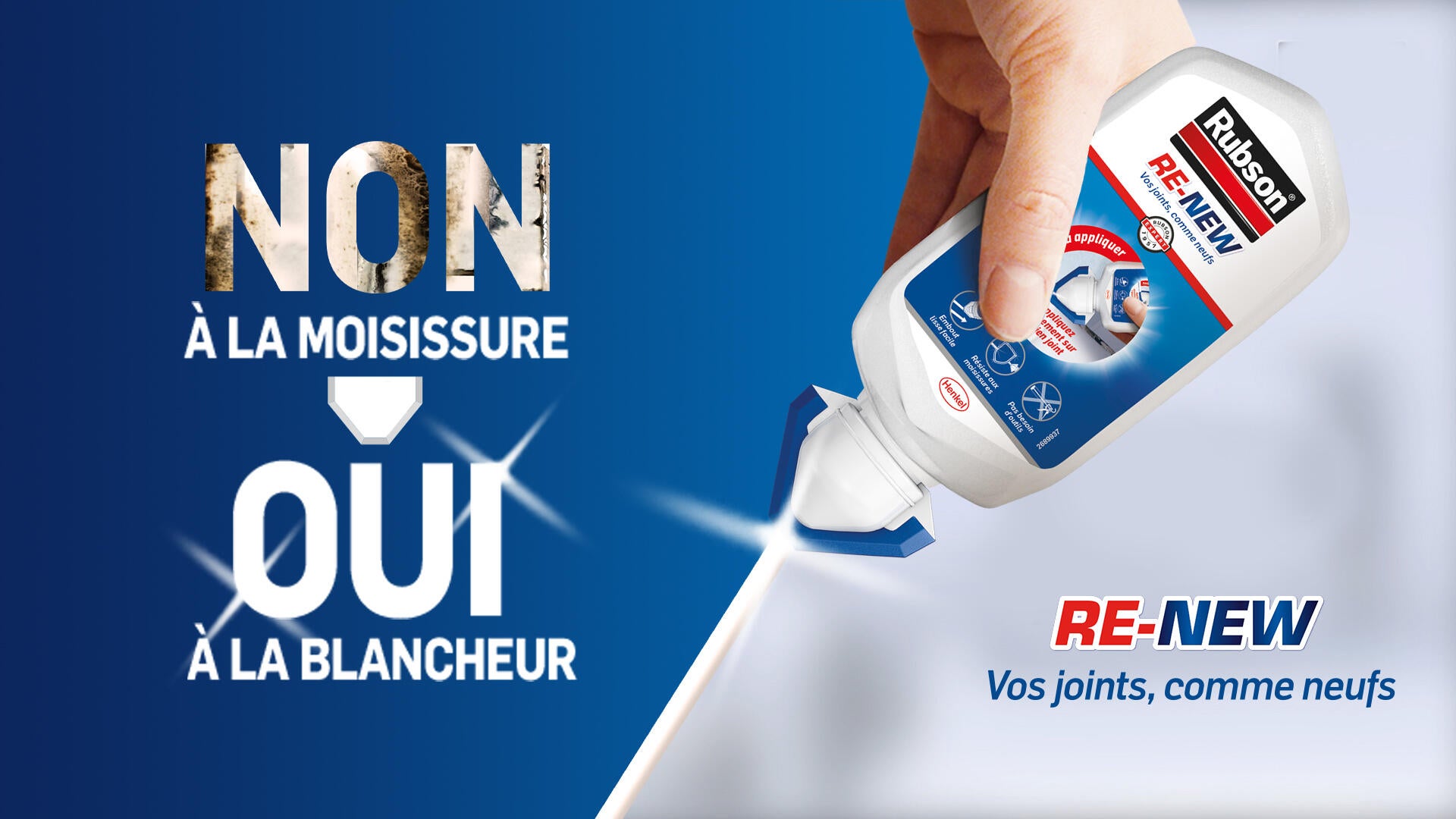 Silicone Re-new RUBSON blanc, 80 ml - 3