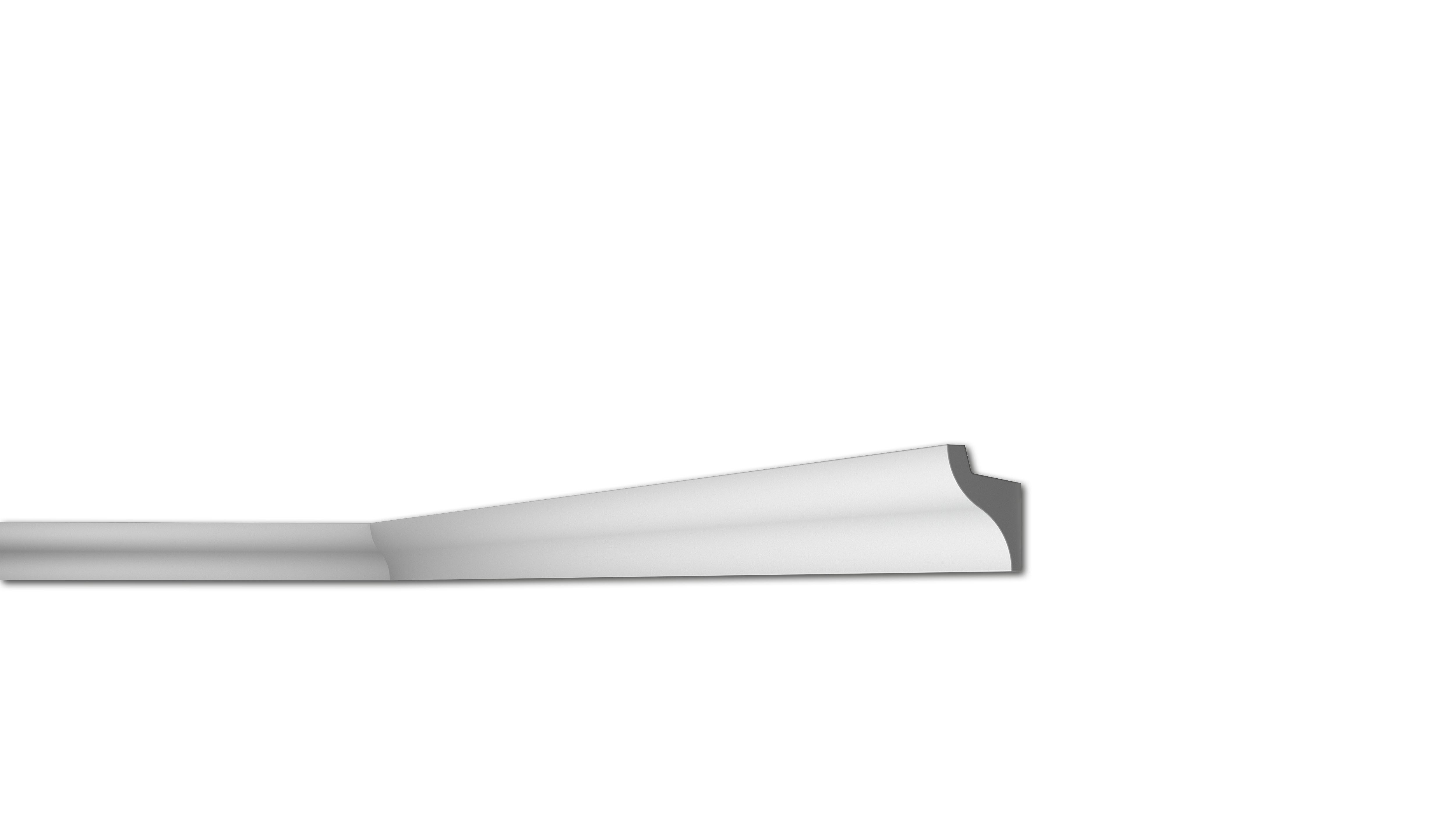 Moulure en polymère haute densité CL11, 50 x 33 mm, 2 m - 2