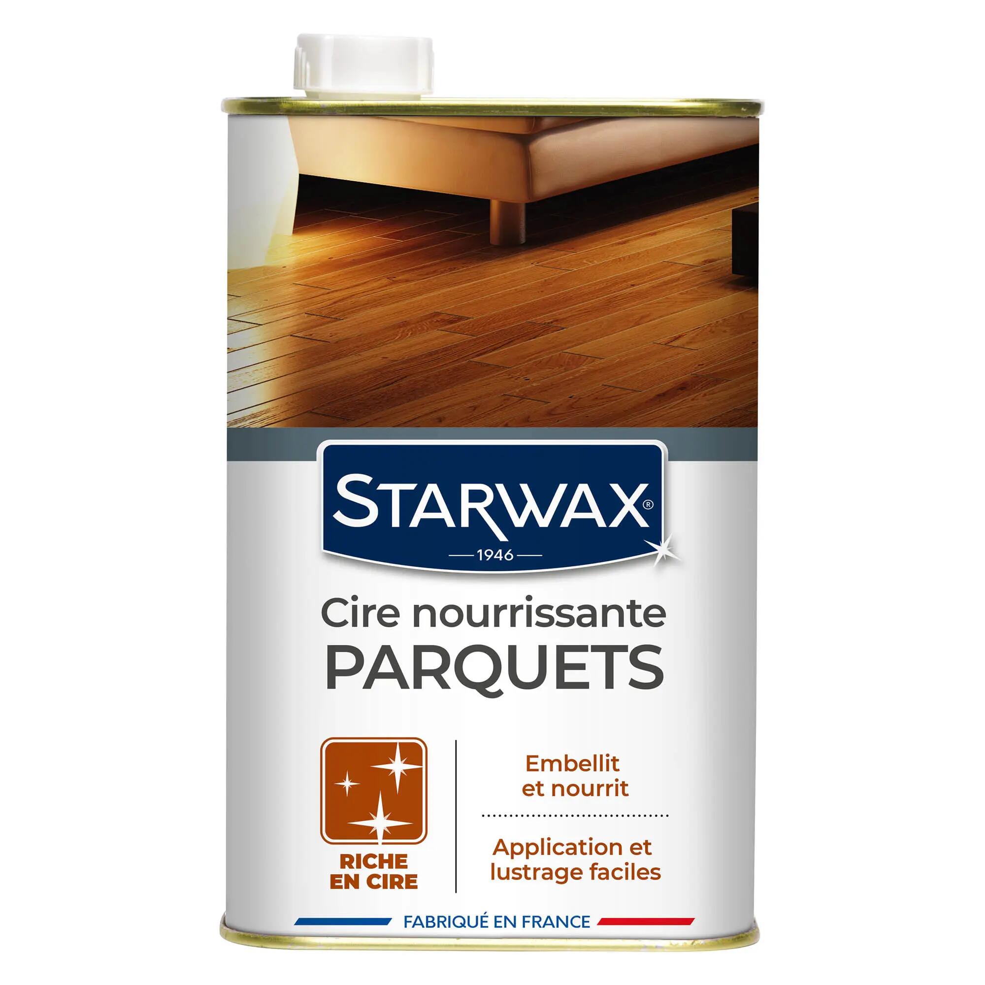 Cire bois STARWAX Nourrissante, parquets stratifiés, 1L Leroy Merlin