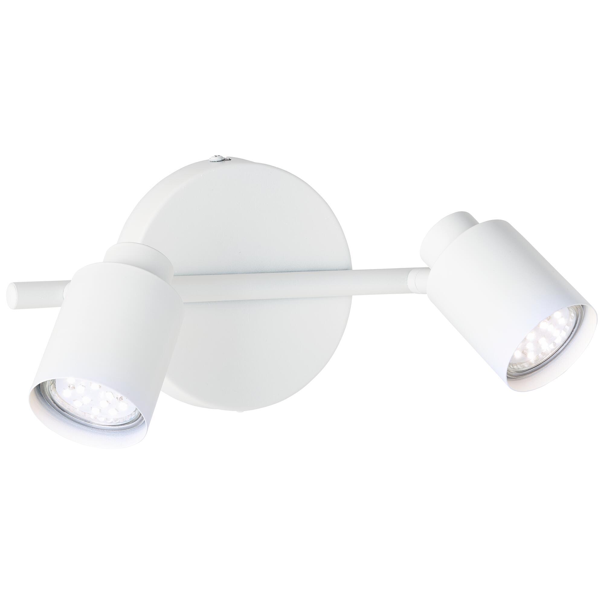 Foco decorativo INSPIRE TEKLA 2 LÂMPADAS GU10X2 METAL BRANCO - 22