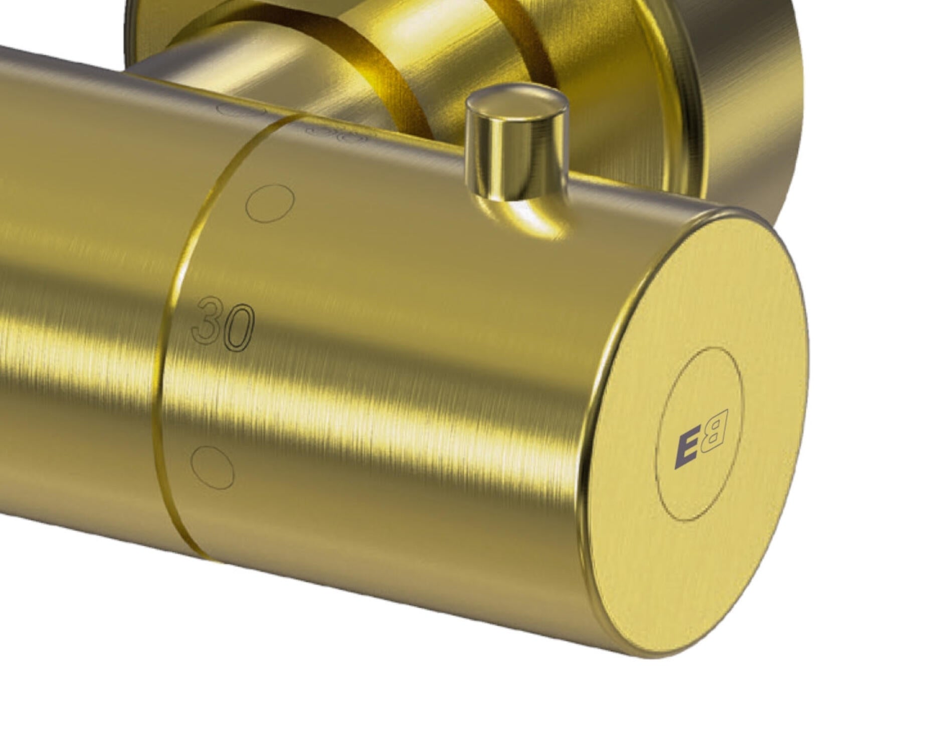 Grifo de bañera termostático ESSEBAGNO envol oro satinado Antical Latón - 15