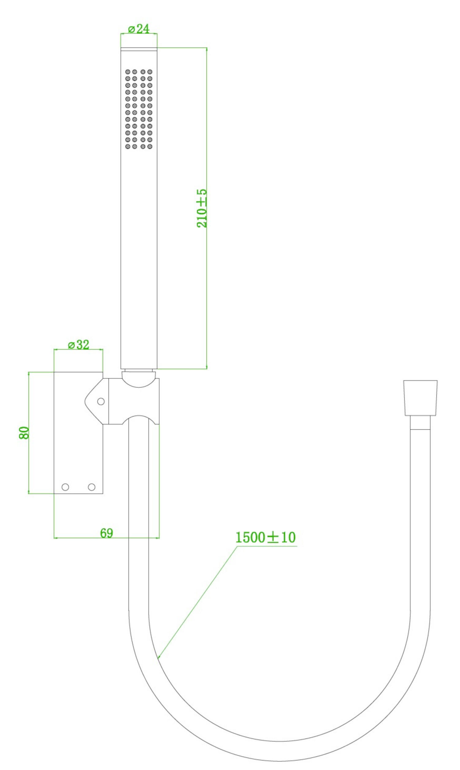 Trio de douche1, ESSEBAGNO Envol Façon inox - 4