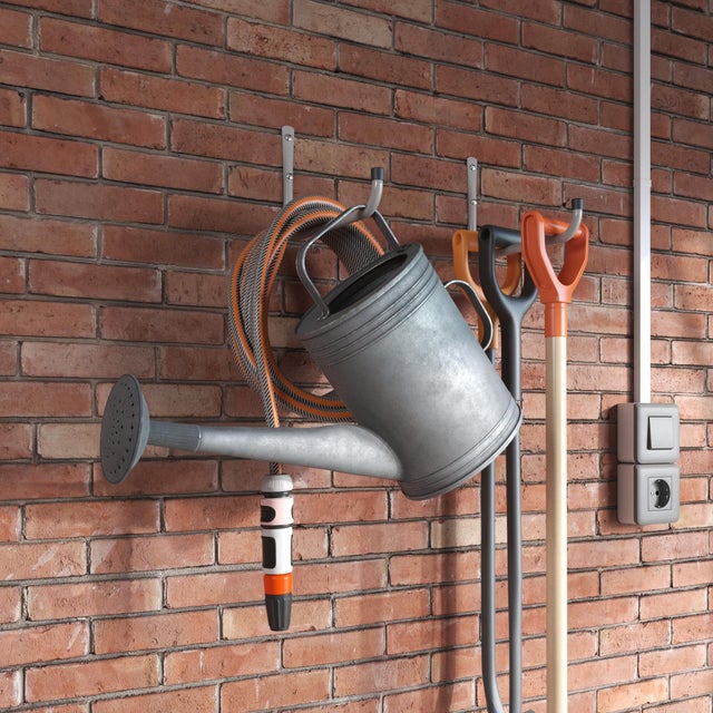 Crochet pour garage acier, H.2.4 x l.30 x P.20 cm