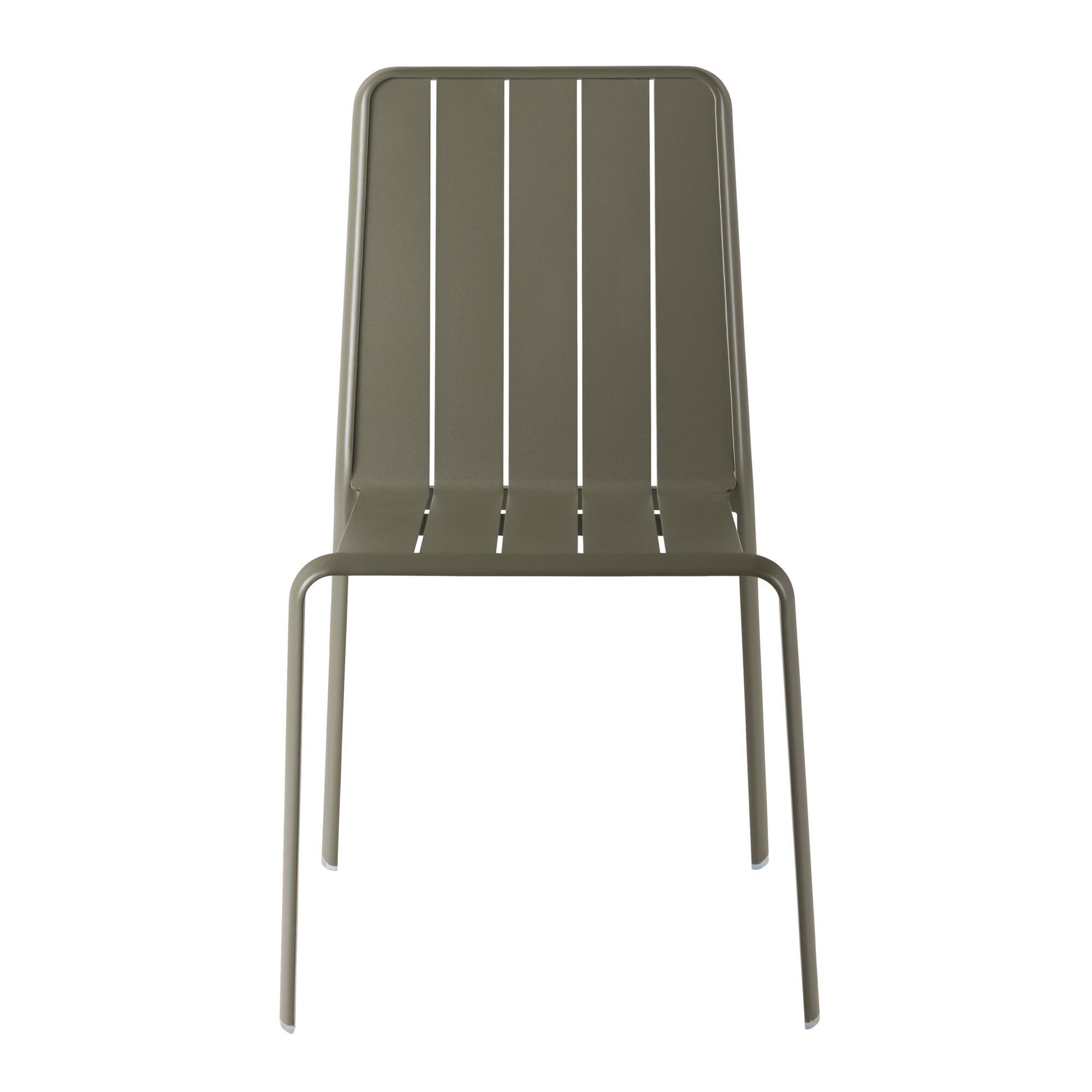 Sedia da giardino Idaho NATERIAL, struttura e seduta in alluminio verde - 14