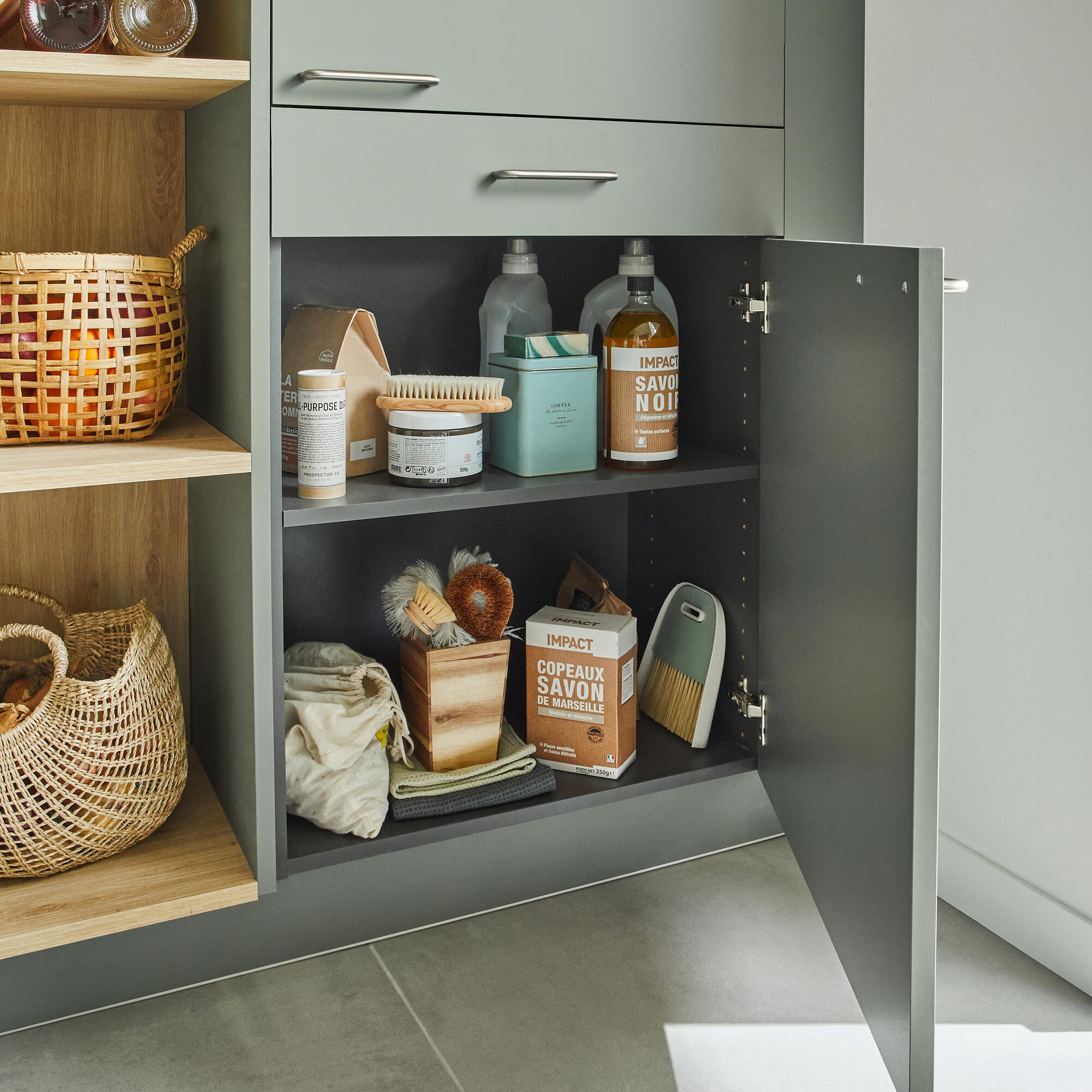 Porta de cozinha Delinia Viena 60X64 cm verde mate - 18