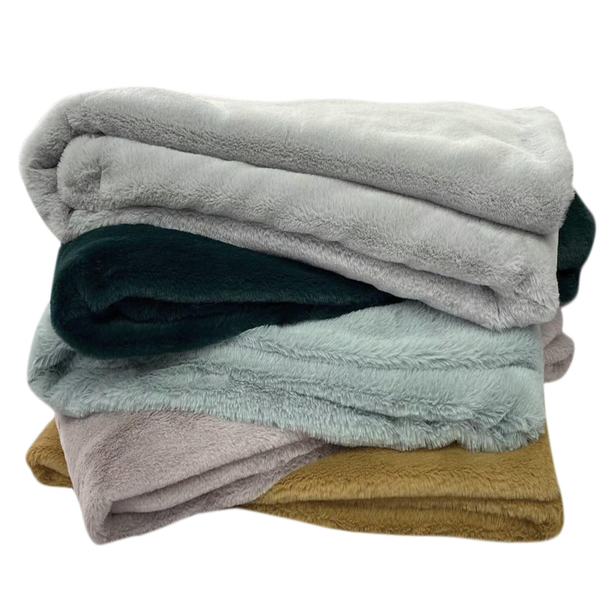 Plaid Enalie, emeraude l.130 x L.180 cm INSPIRE - 10