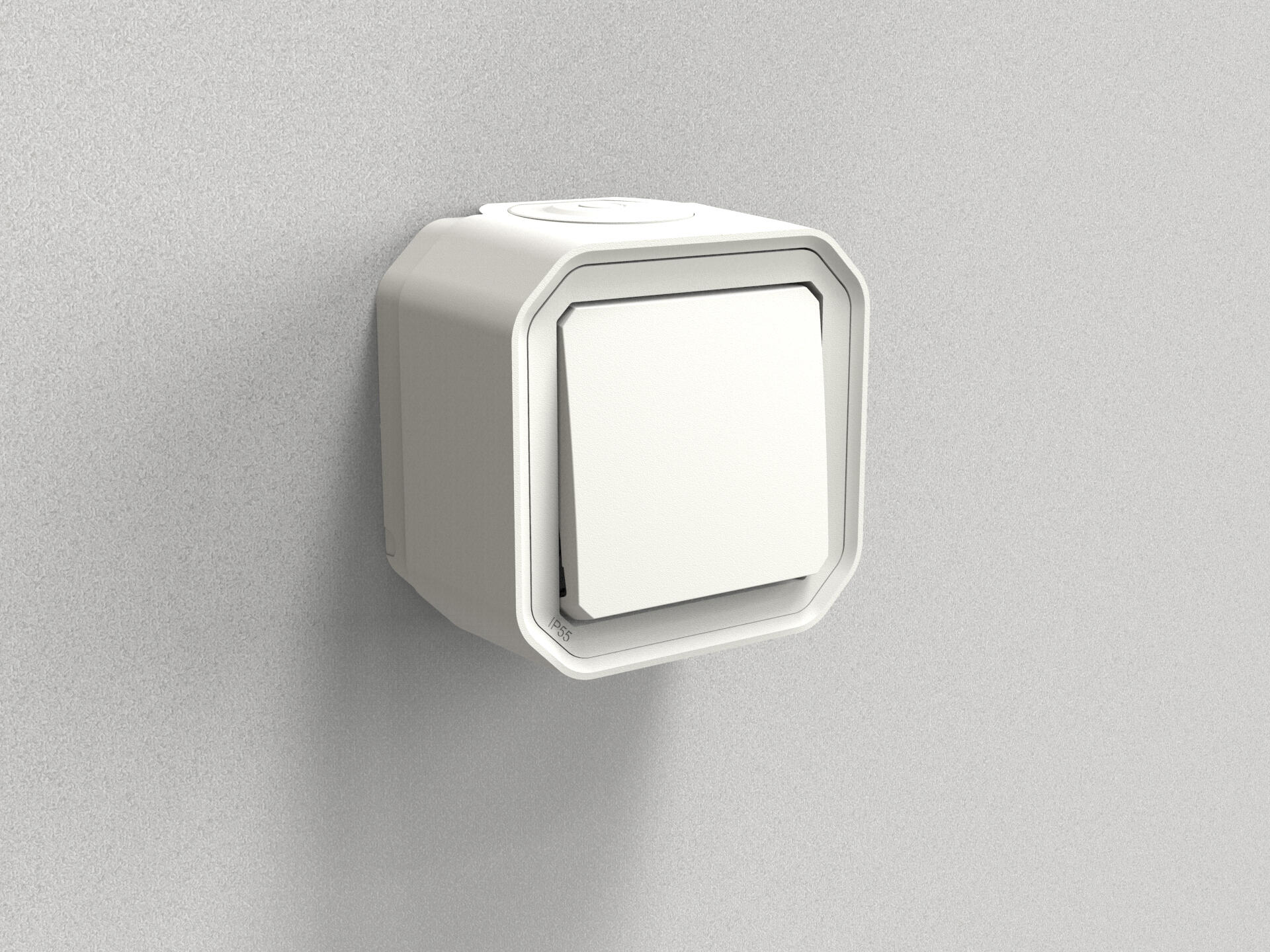 Interrupteur va-et-vient, LEGRAND Plexo, blanc - 5