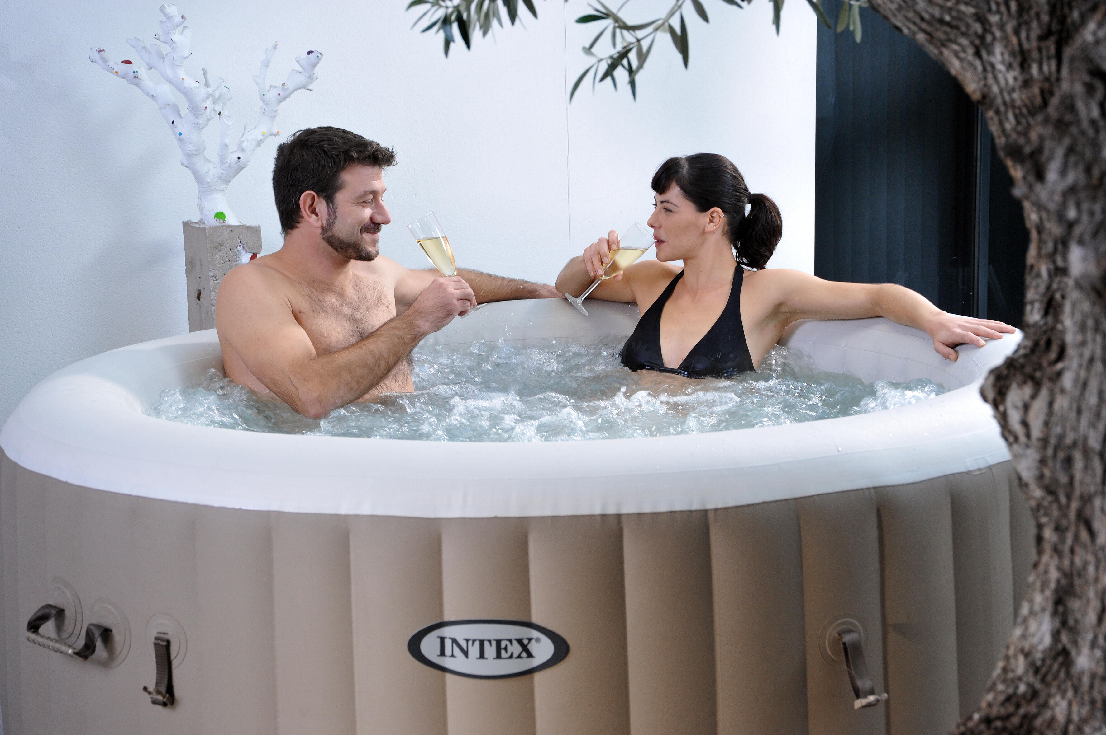 Pure spa gonflable INTEX Sahara rond 4 places - 5