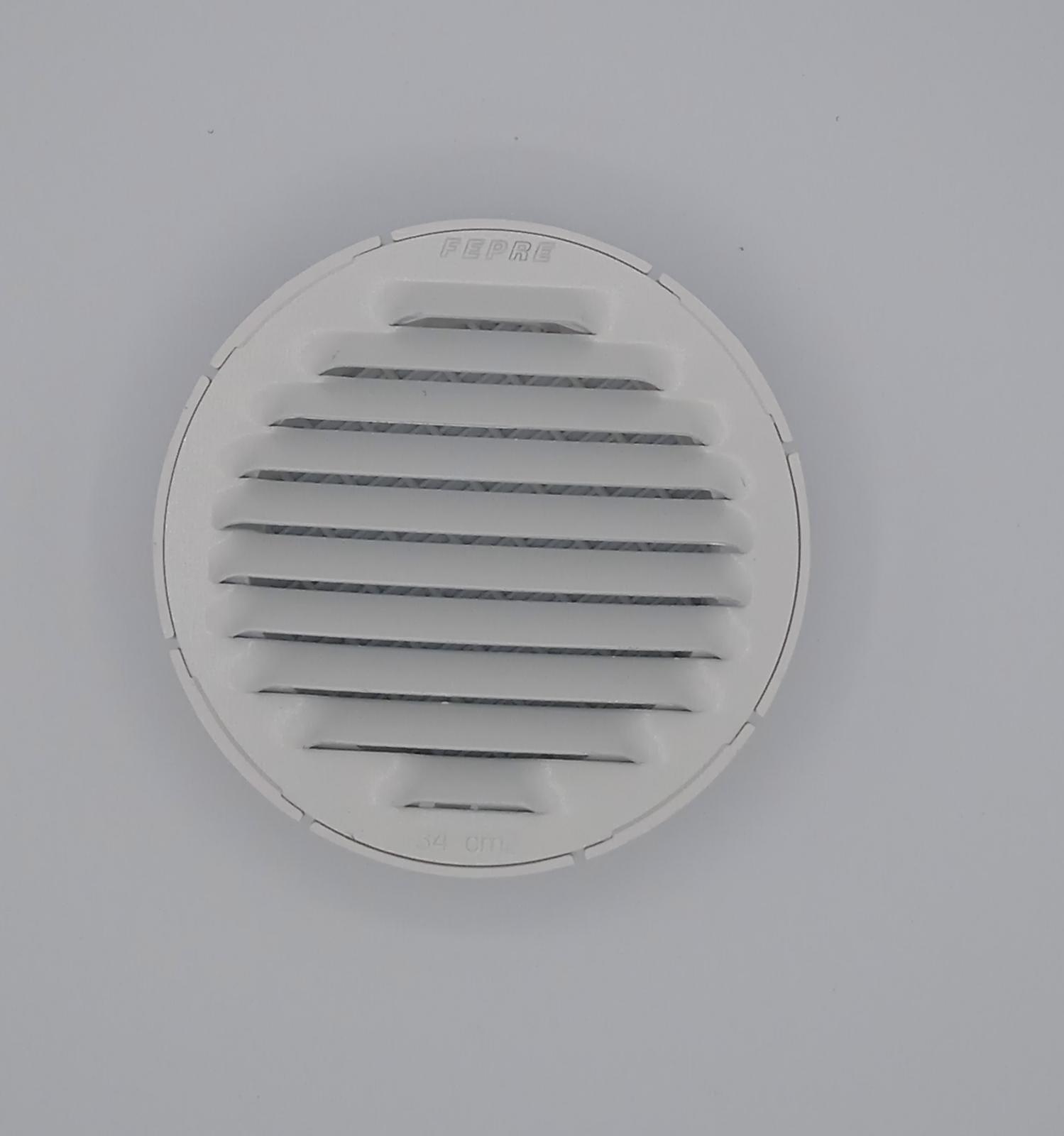 Grille d'aération aluminium laqué Diam.12.5 cm - 3